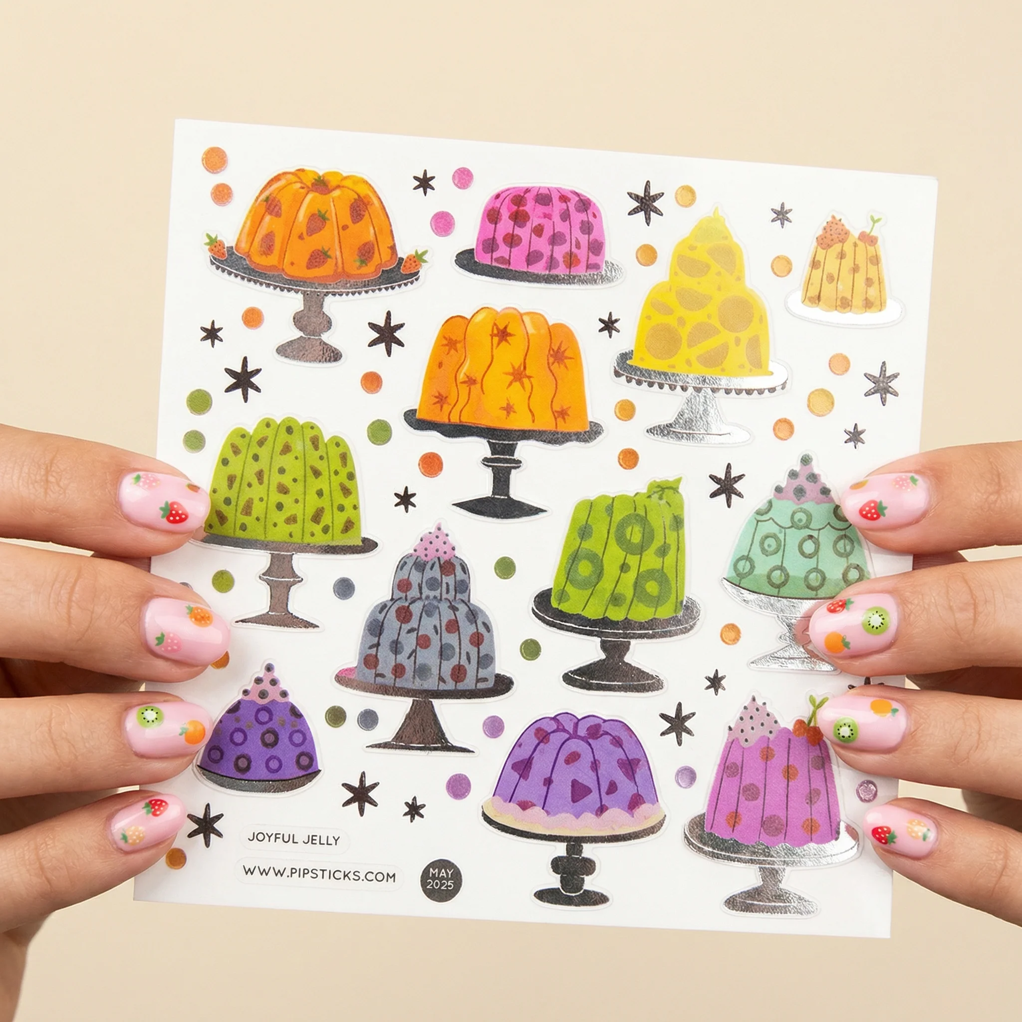 Joyful Jelly Stickers | Colorful Jellies Decorative Decals | Sticker Lovers Collection - Image 3