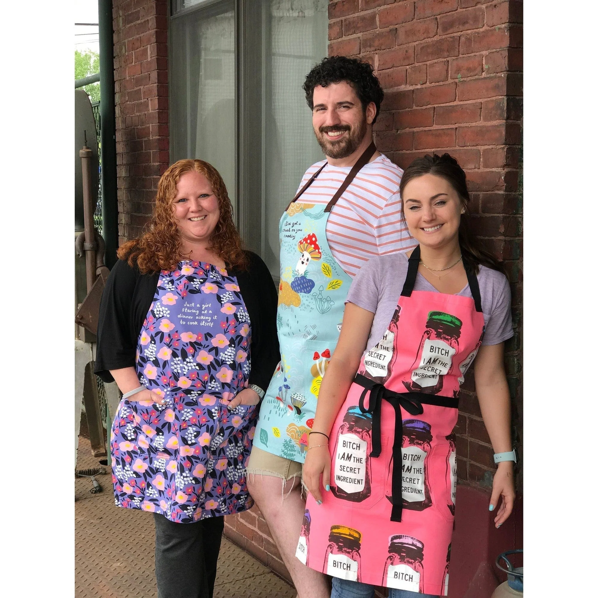 Just A Girl Staring At A Dinner Asking It To Cook Itself Funny Cooking and BBQ Apron 2 Pockets Adjustable Strap 100% Cotton | Gift for Her - Image 6