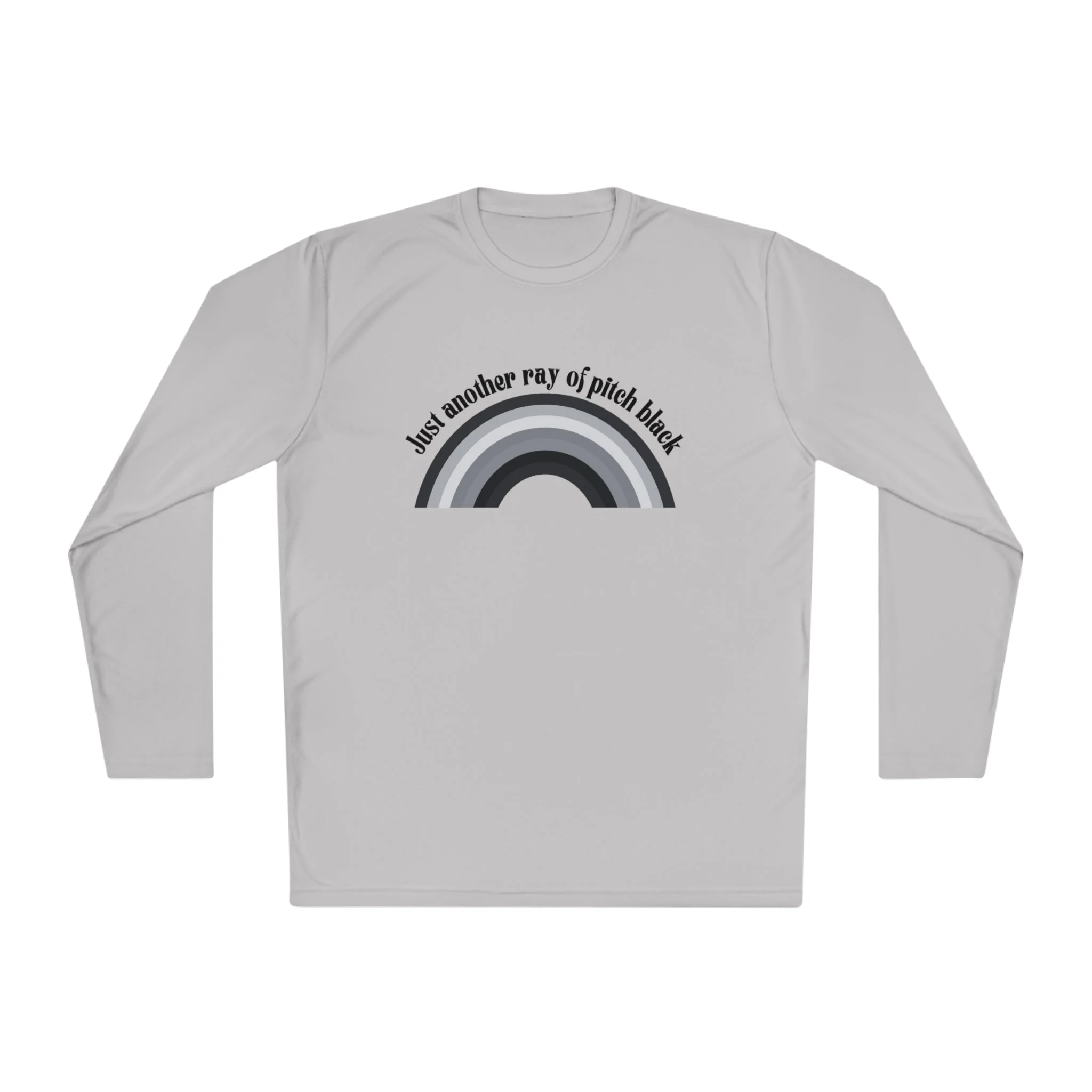 Just Another Ray of Pitch Black Unisex Lightweight Long Sleeve Tee (Sizes through 4X) - Image 7