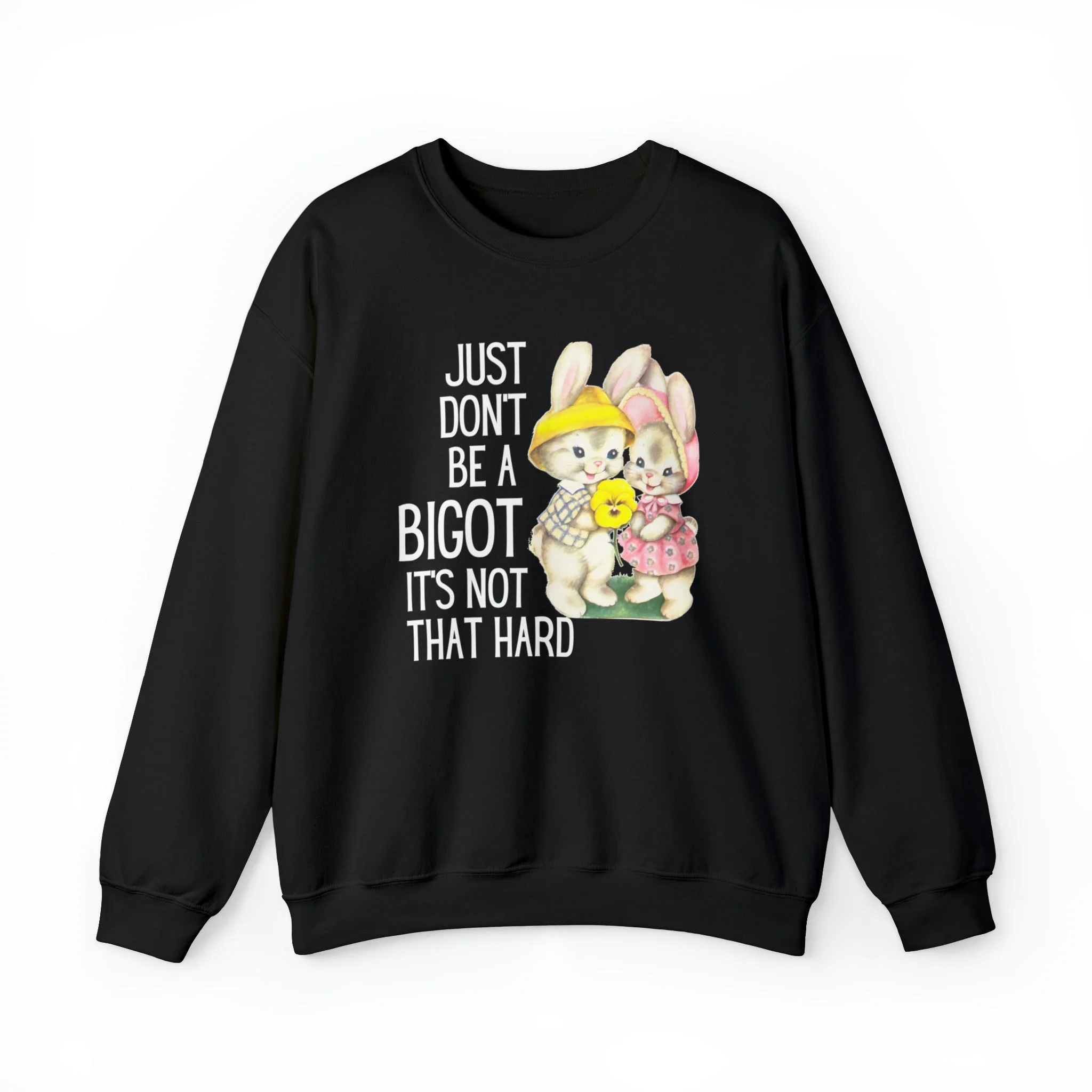 Just Don't Be A Bigot It's Not That Hard Unisex Heavy Blend™ Crewneck Sweatshirt Sizes SM-5XL | Plus Size Available - Image 10