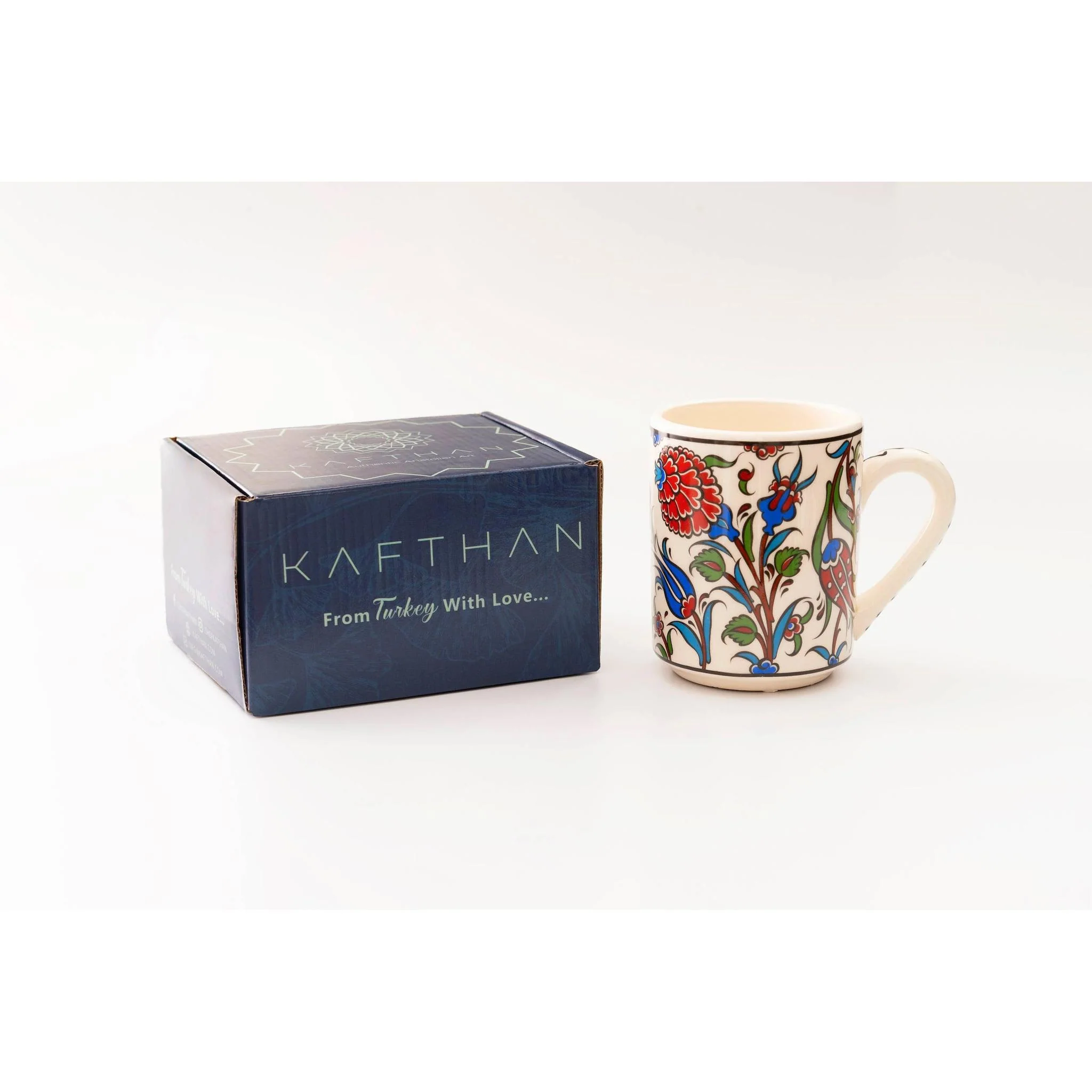 Handmade in Türkiye Ceramic Botanical Mugs - 9 Styles, Mix and Match - Image 12