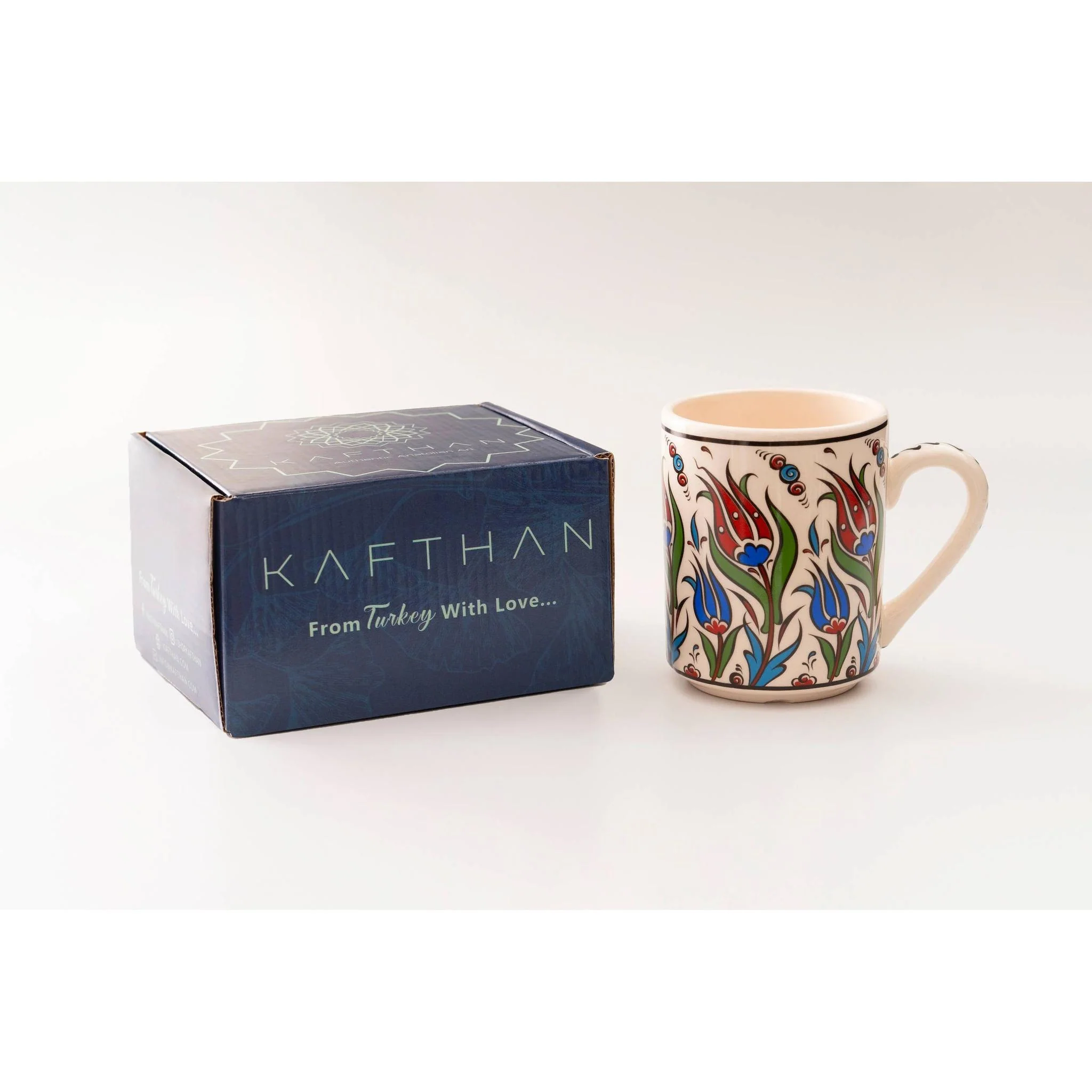 Handmade in Türkiye Ceramic Botanical Mugs - 9 Styles, Mix and Match - Image 16