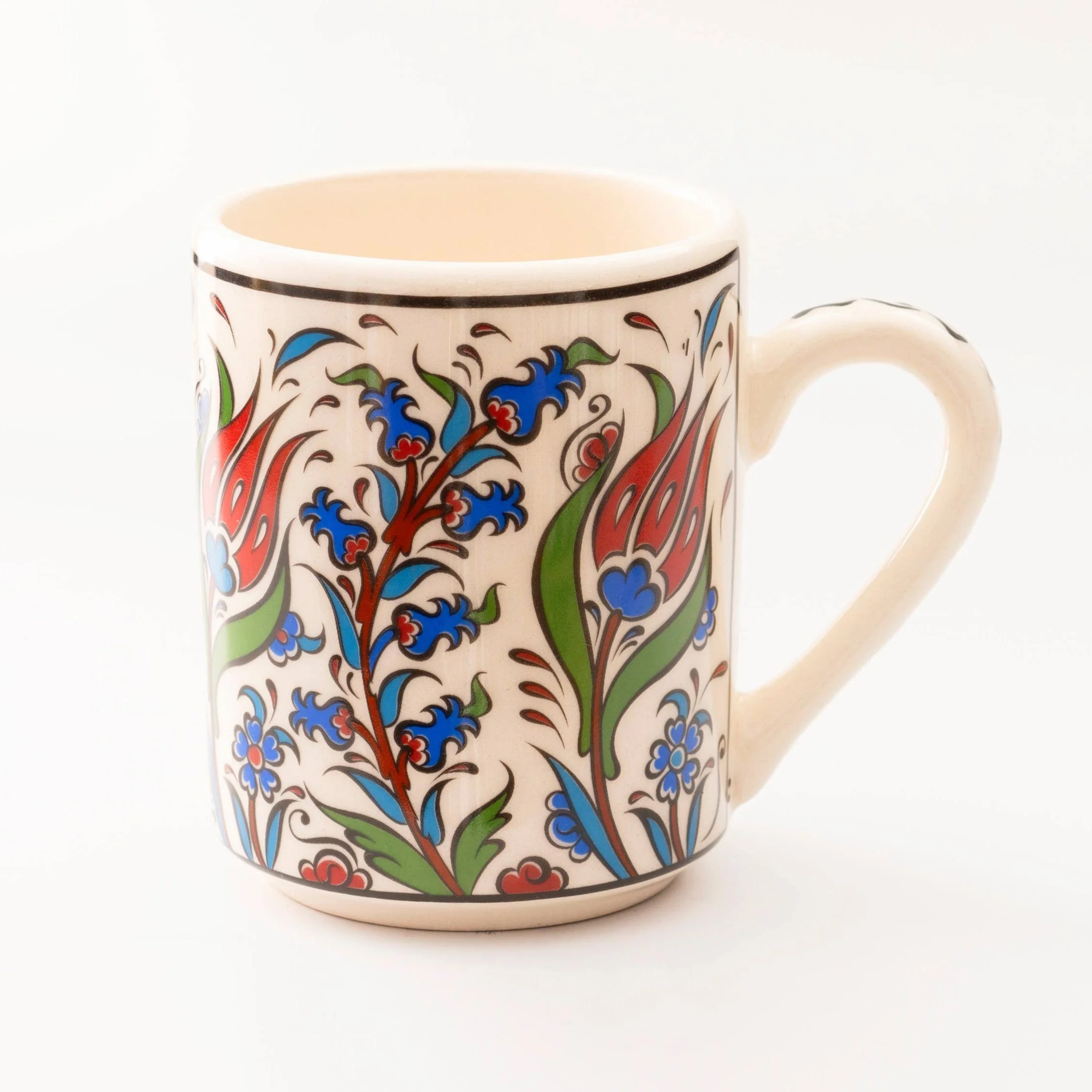 Handmade in Türkiye Ceramic Botanical Mugs - 9 Styles, Mix and Match - Image 17