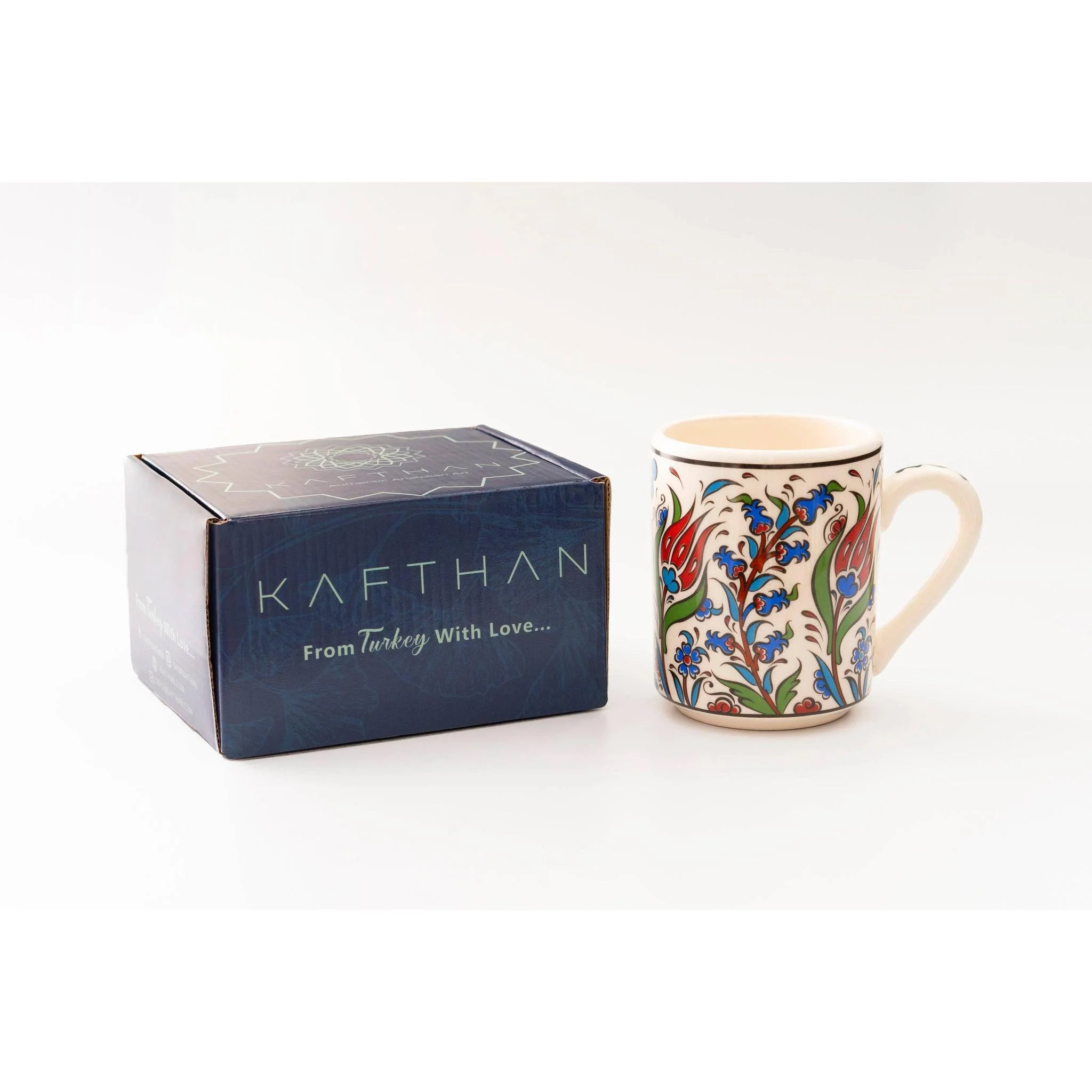 Handmade in Türkiye Ceramic Botanical Mugs - 9 Styles, Mix and Match - Image 18