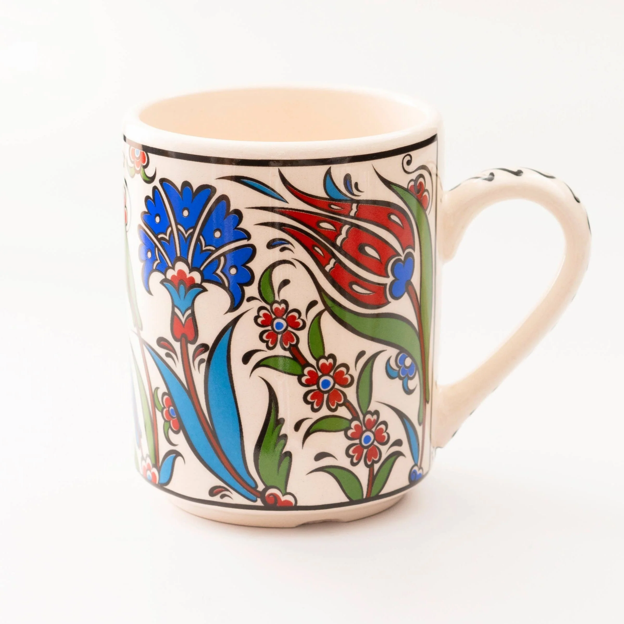 Handmade in Türkiye Ceramic Botanical Mugs - 9 Styles, Mix and Match - Image 2