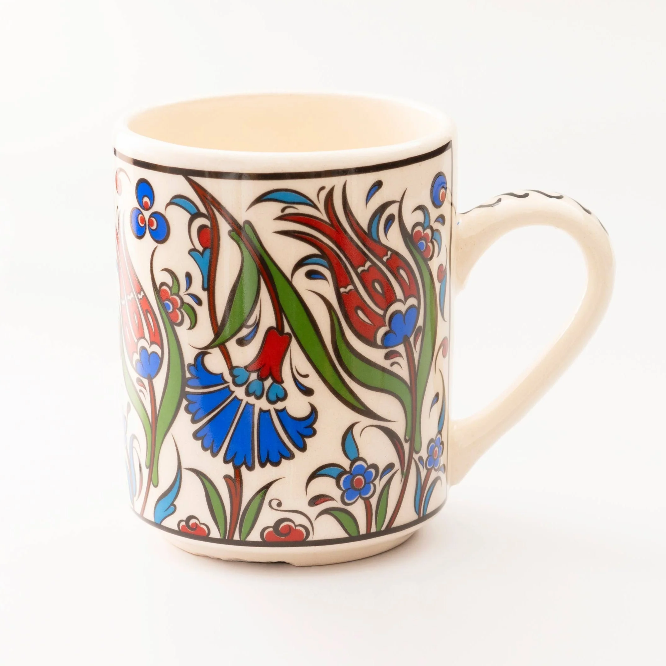 Handmade in Türkiye Ceramic Botanical Mugs - 9 Styles, Mix and Match - Image 22