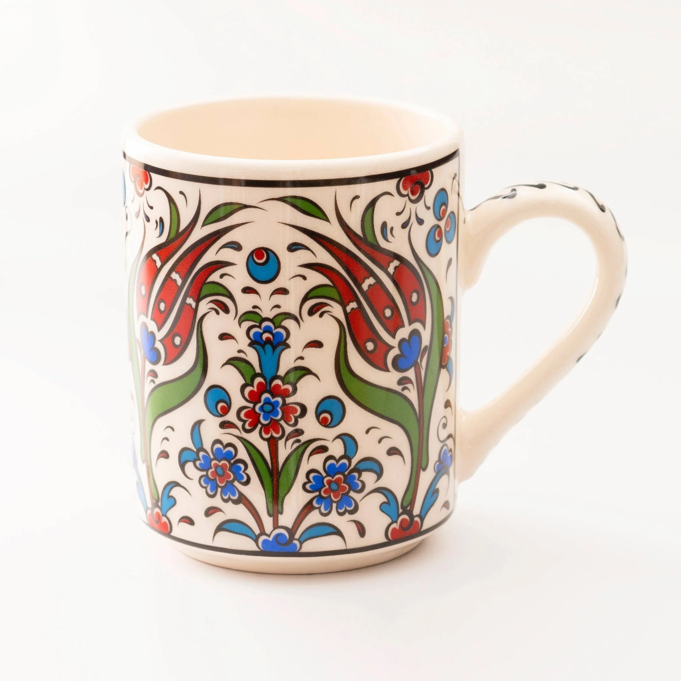 Handmade in Türkiye Ceramic Botanical Mugs - 9 Styles, Mix and Match - Image 9