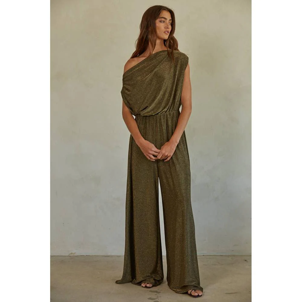 The Gwen Jumpsuit in Gold Black [Sizes S-L] - Image 4