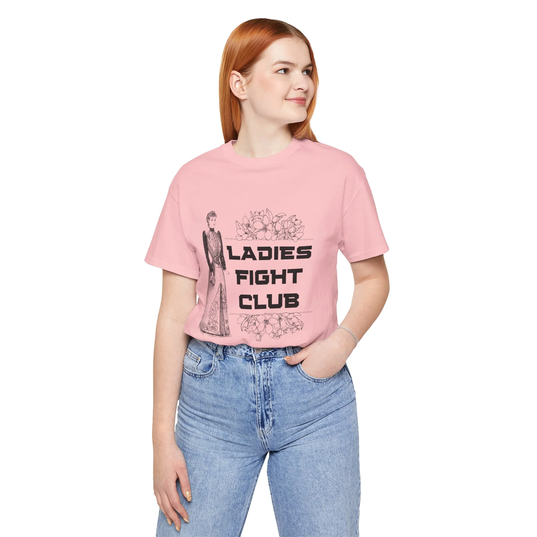 Ladies Fight Club Jersey Short Sleeve Tee Sizes SM-4XL | Plus Size Available - Image 7