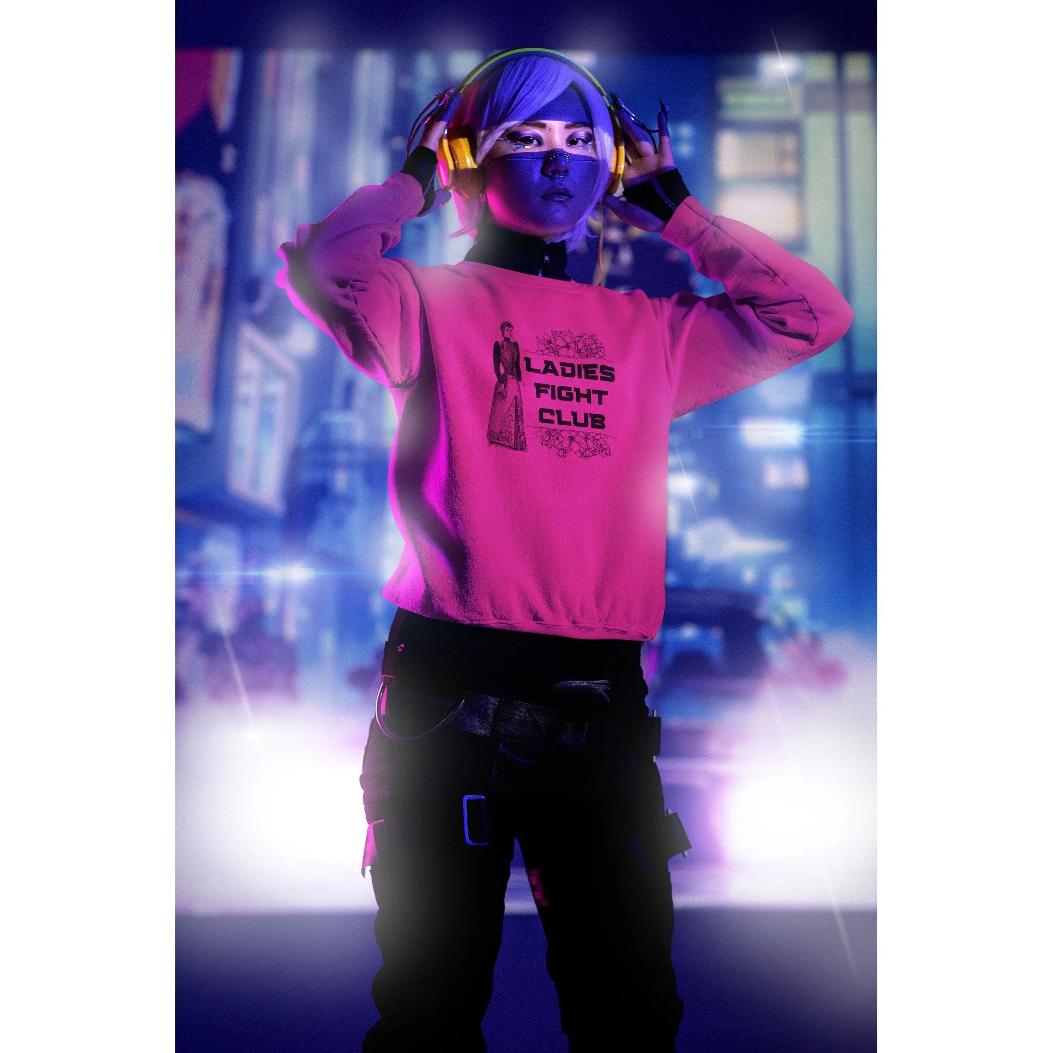 Ladies Fight Club Unisex Heavy Blend™ Crewneck Sweatshirt Sizes SM-5XL | Plus Size Available - Image 11