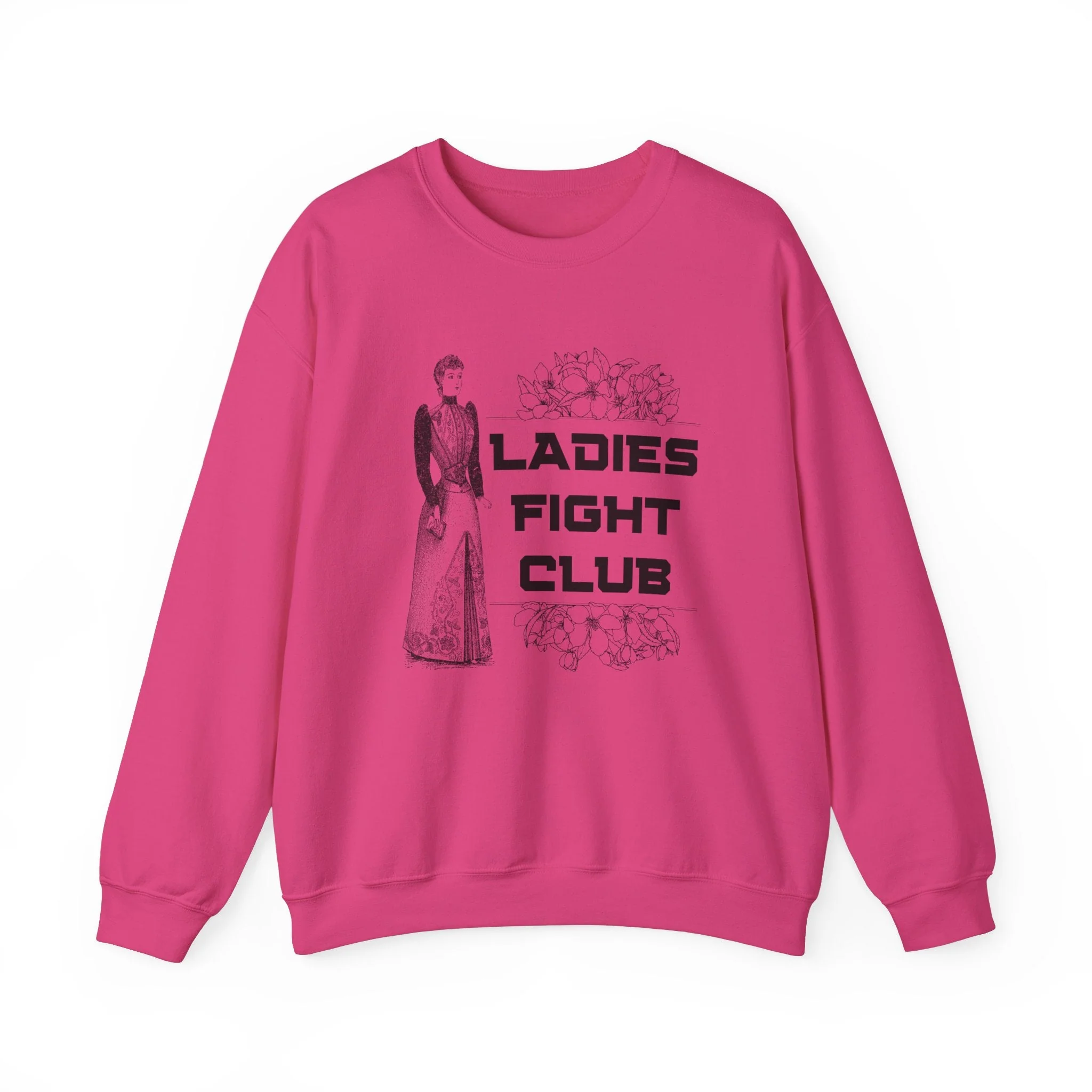 Ladies Fight Club Unisex Heavy Blend™ Crewneck Sweatshirt Sizes SM-5XL | Plus Size Available - Image 7