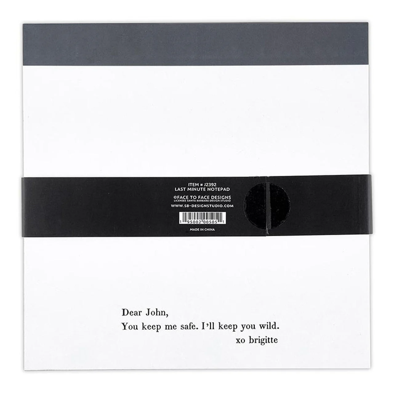 Last Minute Chunky Square Notepad Block | 7.25" x 7.25" - Image 4
