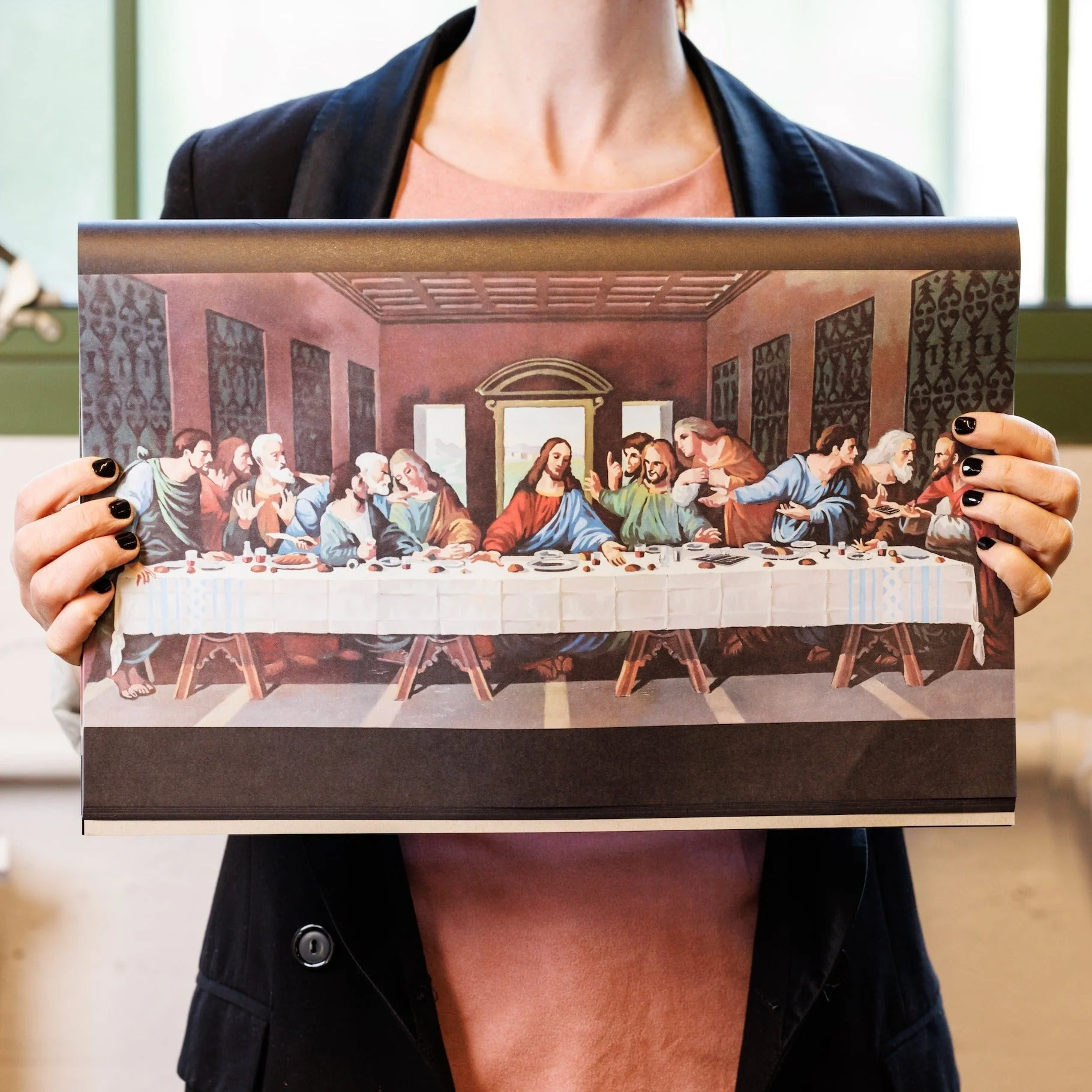 Last Supper Paper Placemats (40 pack) | Funny Peel-Off Pad for a Biblical Feast at Home - Image 2