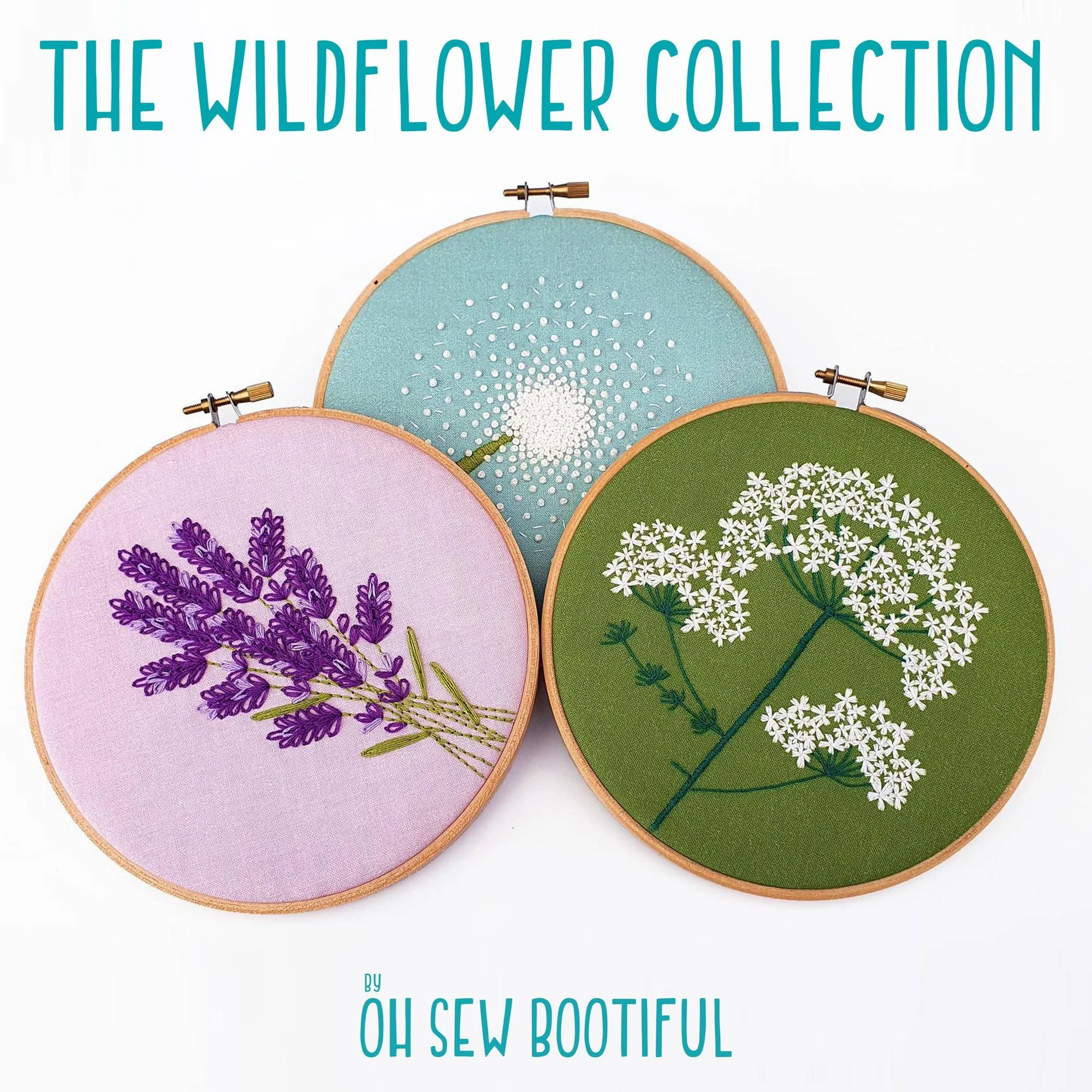Lavender Handmade Embroidery Kit Hoop Art - Image 4