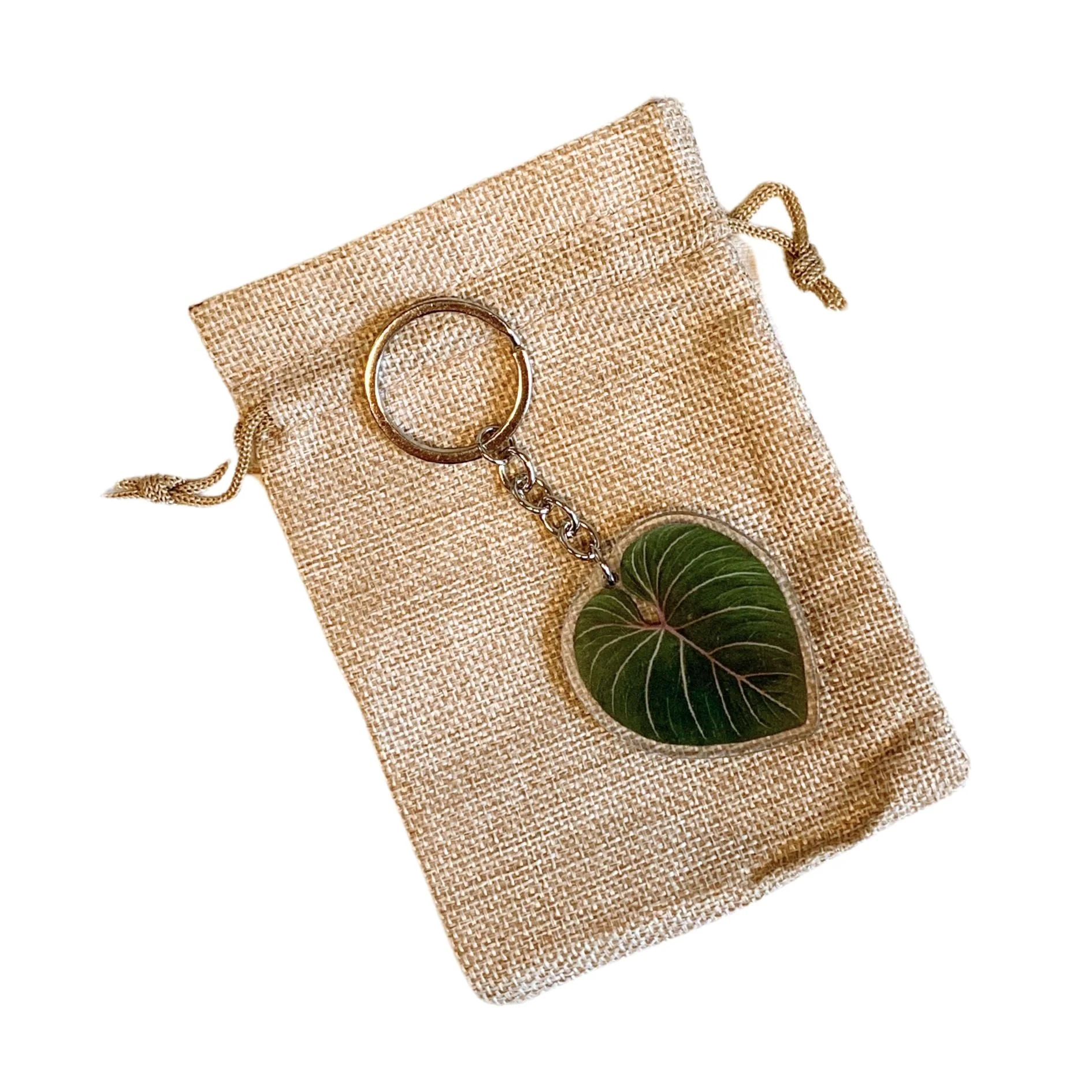 Leaf Acrylic Keychain | 7 Illustrated Styles | Double-Sided Design - Image 10