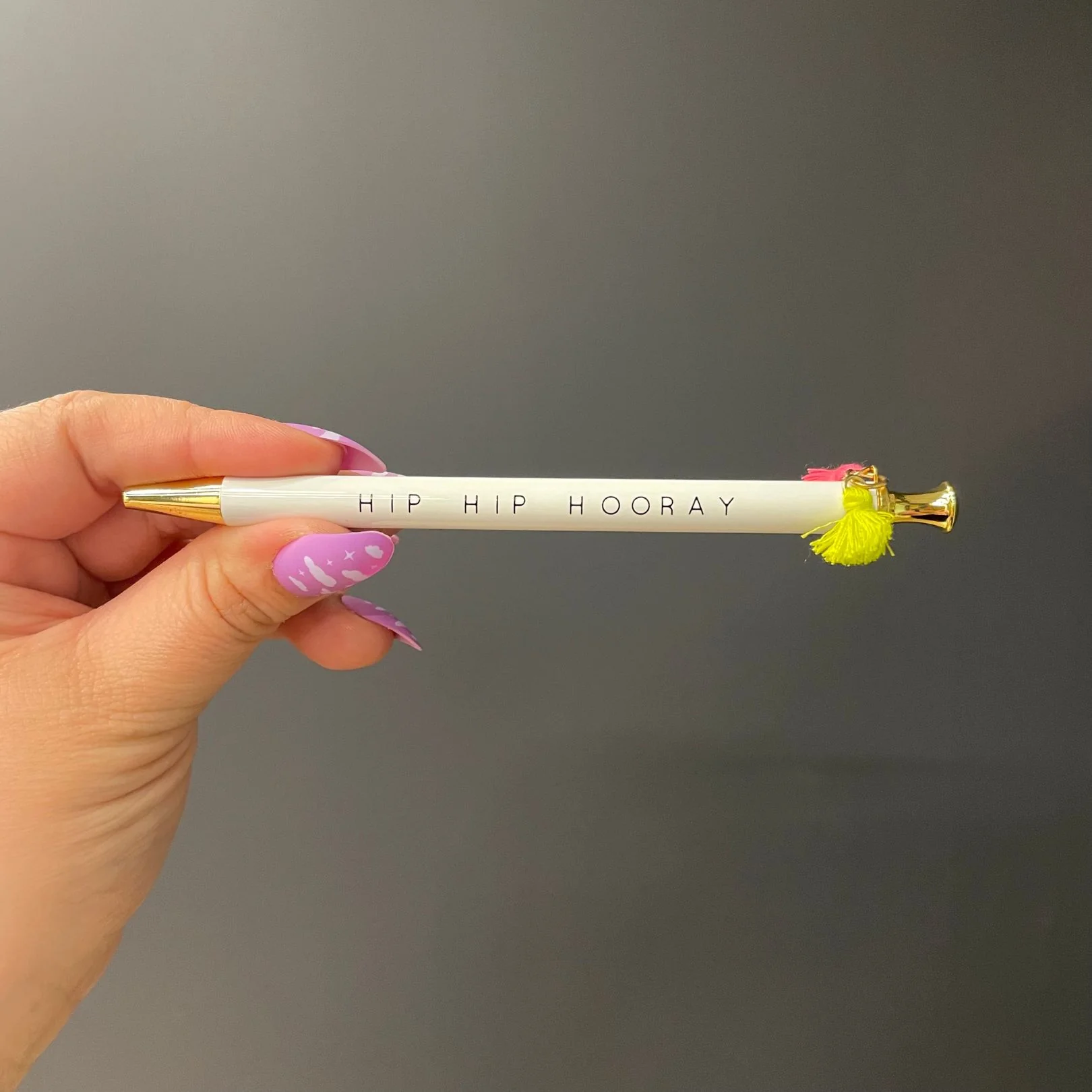 Let Them Eat Cake Tassel Pen Set of 6 | Giftable Pen | Novelty Office Desk Supplies - Image 4