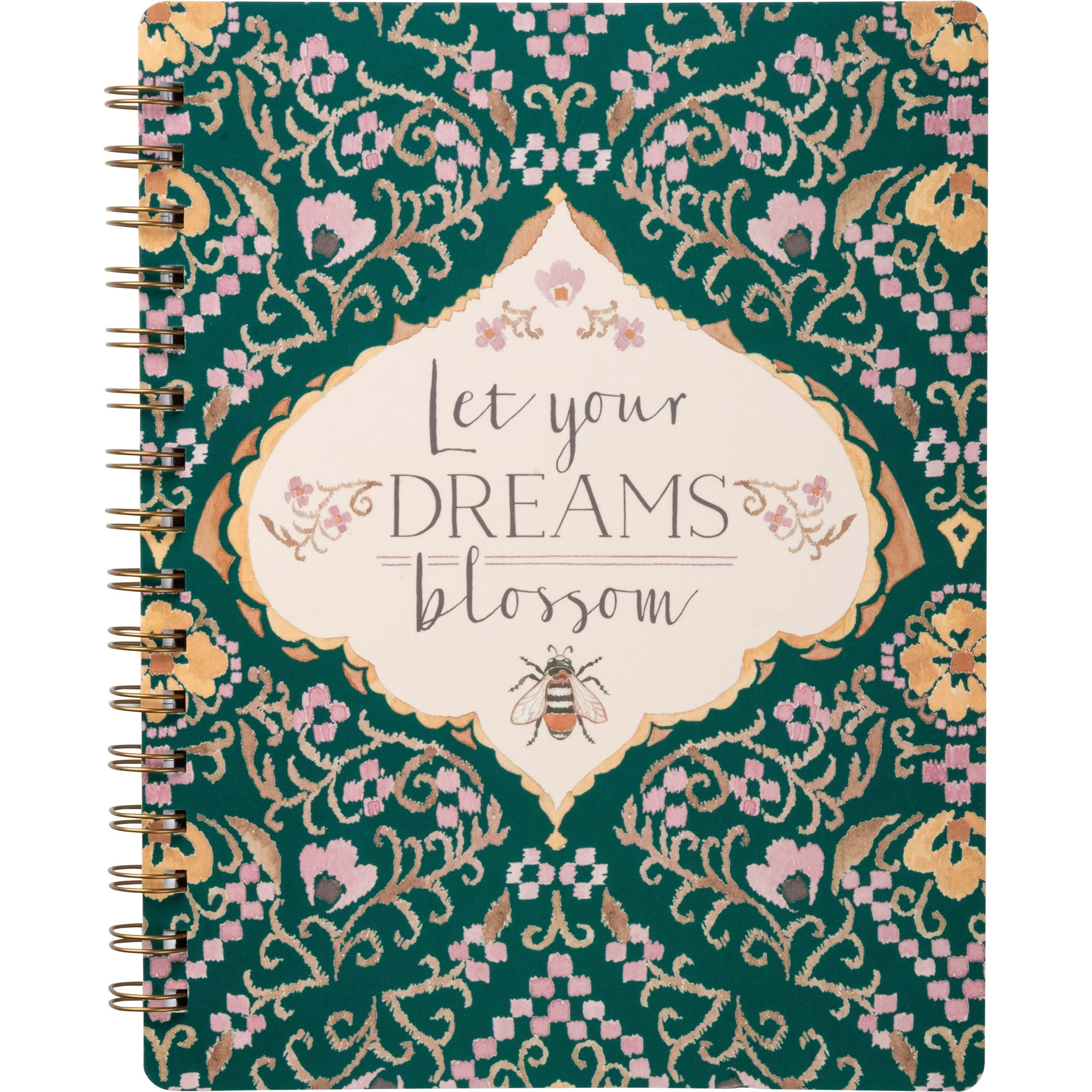 Let Your Dreams Blossom Spiral Notebook | Art on Both Sides | 9" x 7" | 120 Lined Pages - Image 2