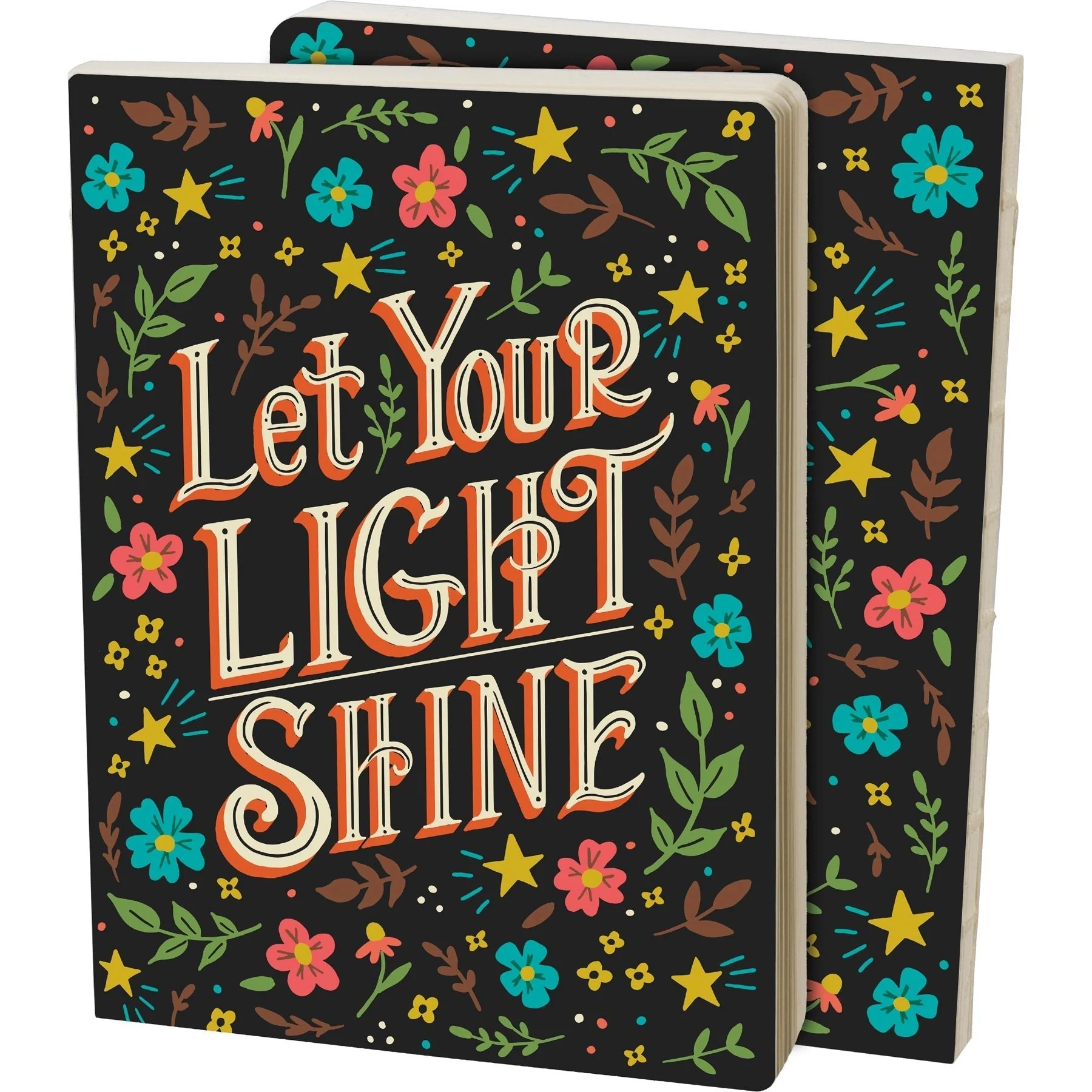 Let Your Light Shine Flower Double-Sided Journal | 160 lined pages - Image 2