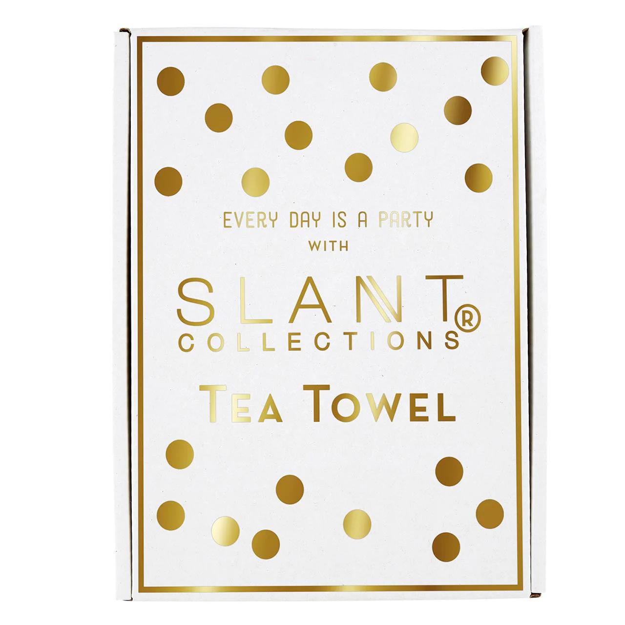 Let's Party Tea Towel in a Gift Box | Cotton Dish Hand Kitchen Towel | 20" x 27.5" | Gift for Her - Image 4
