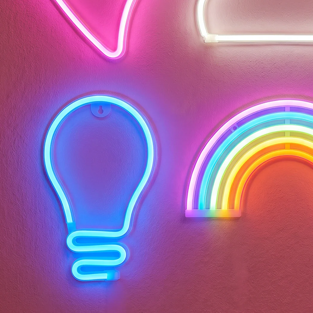 Light Bulb Neon LED Light | Wall Art Sign - Image 2