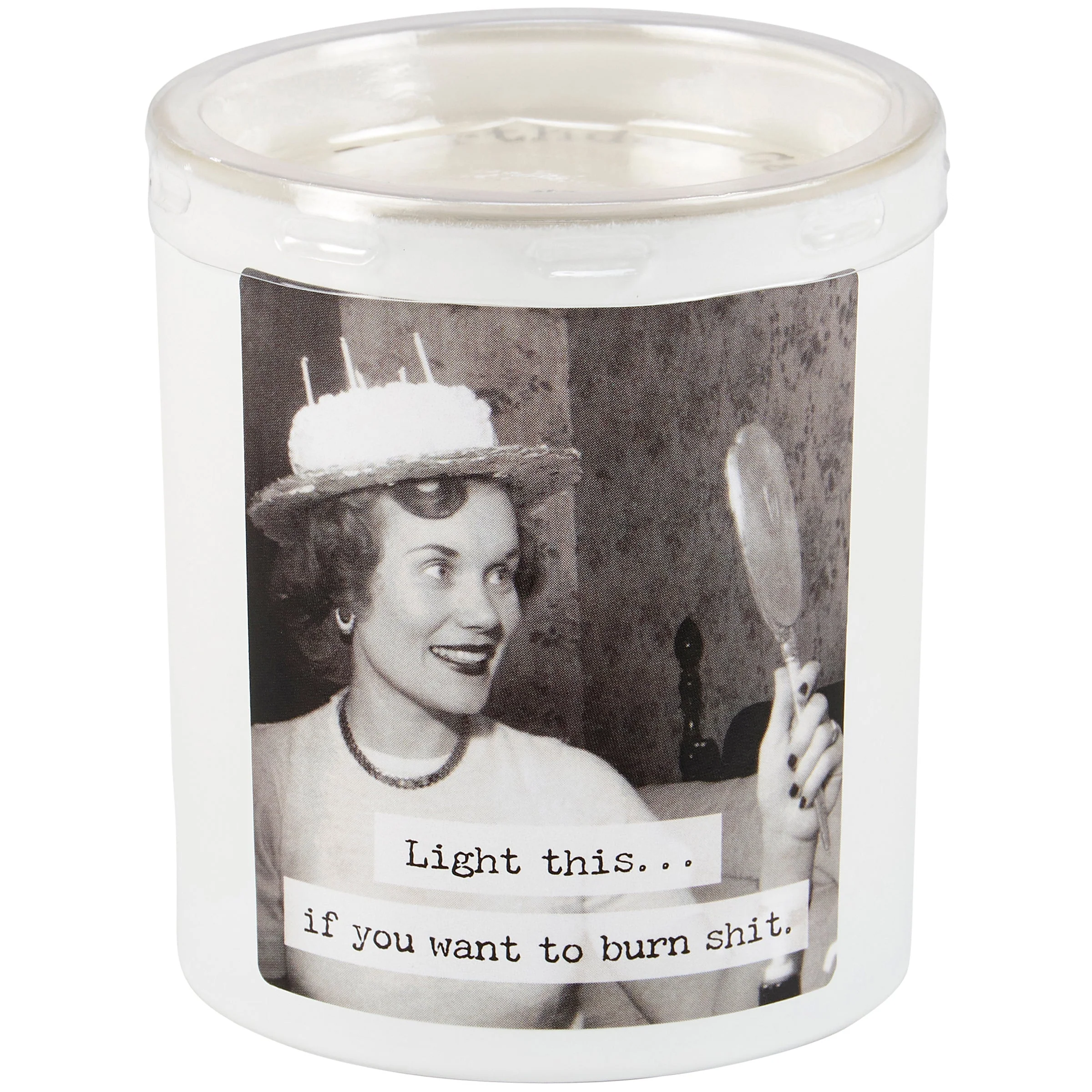 Light This Candle | Double Sided Vintage Photograph | Soy Wax Birthday Cake Scent - Image 8