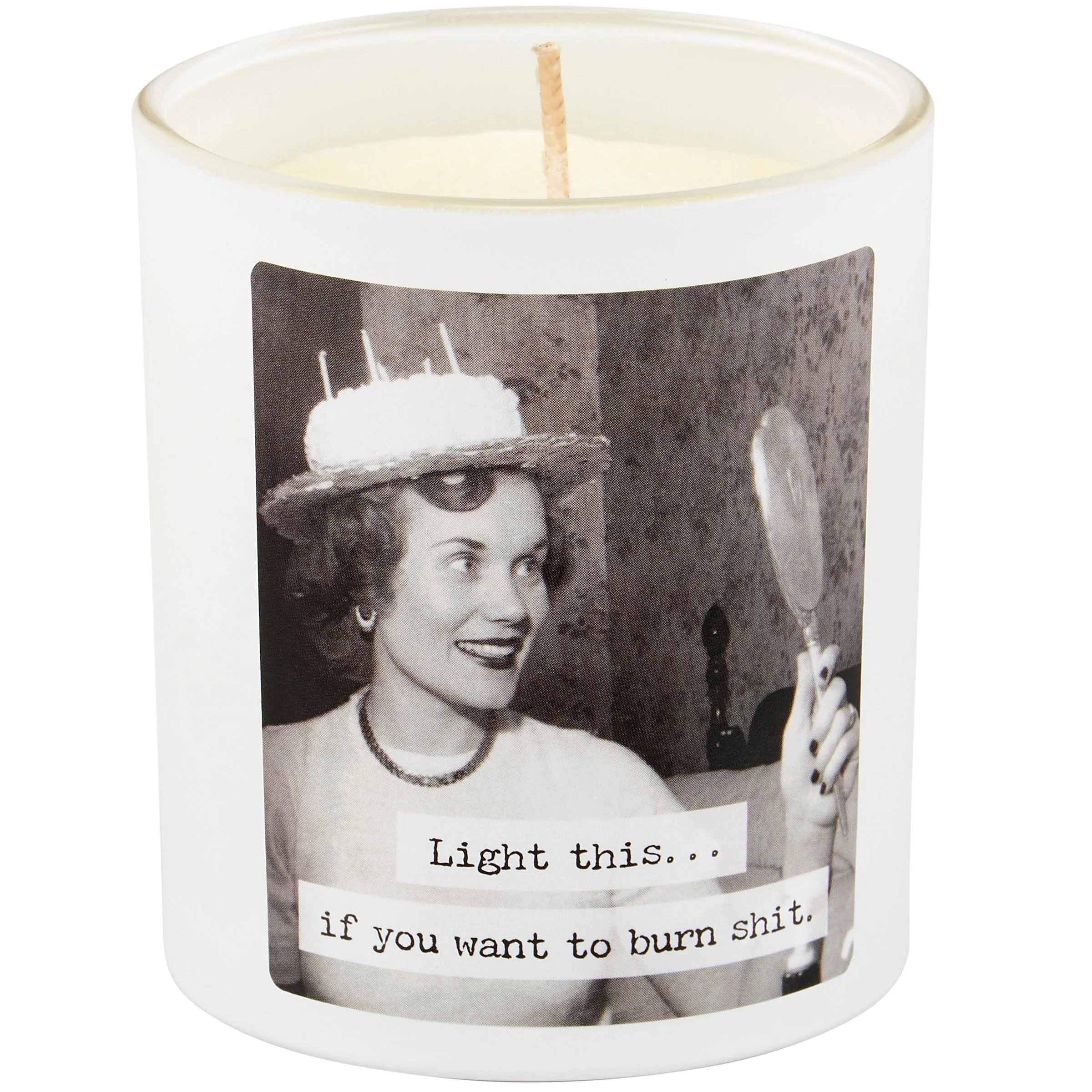 Light This Candle | Double Sided Vintage Photograph | Soy Wax Birthday Cake Scent - Image 9