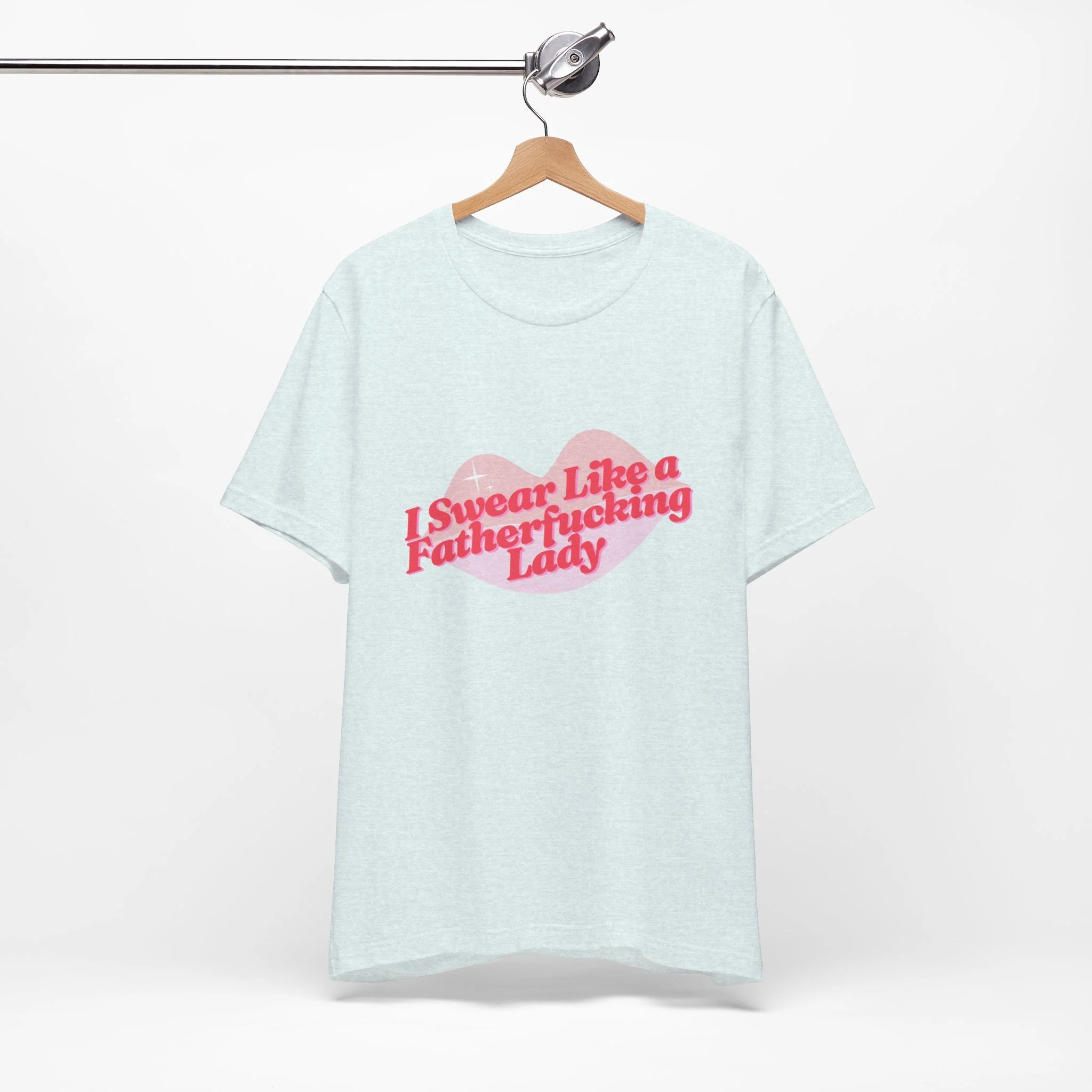 Swear Like a Fatherf💋💋💋💋💋💋 Lady Jersey Short Sleeve Tee [XS-5X, Multiple Color Options] - Image 10
