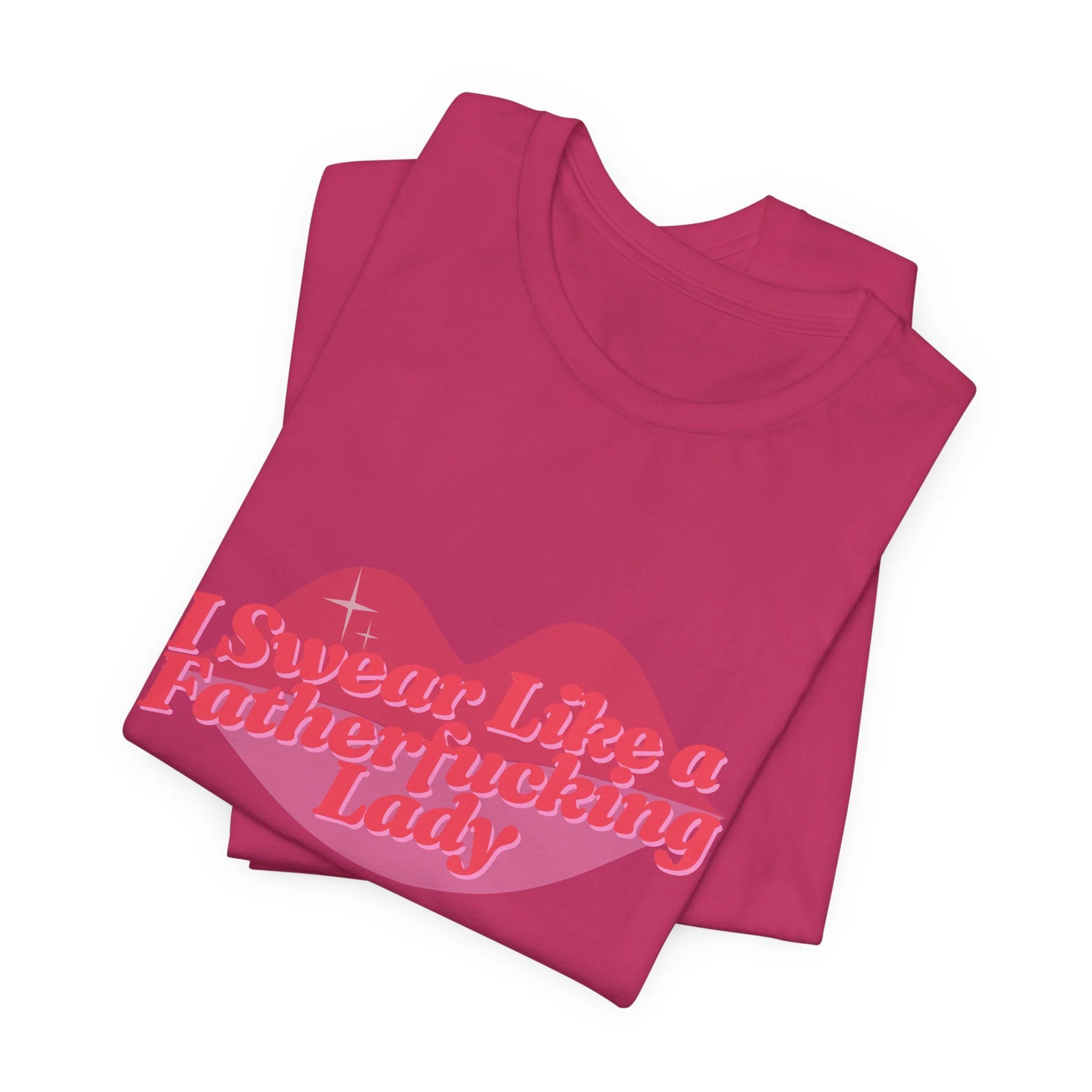 Swear Like a Fatherf💋💋💋💋💋💋 Lady Jersey Short Sleeve Tee [XS-5X, Multiple Color Options] - Image 16