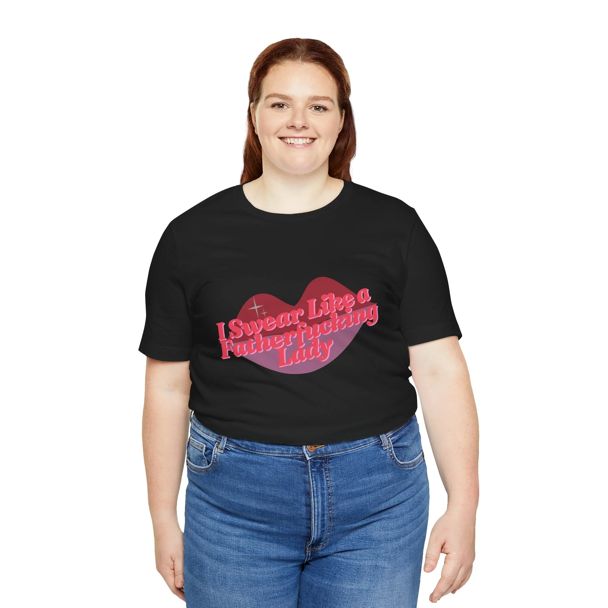 Swear Like a Fatherf💋💋💋💋💋💋 Lady Jersey Short Sleeve Tee [XS-5X, Multiple Color Options] - Image 22