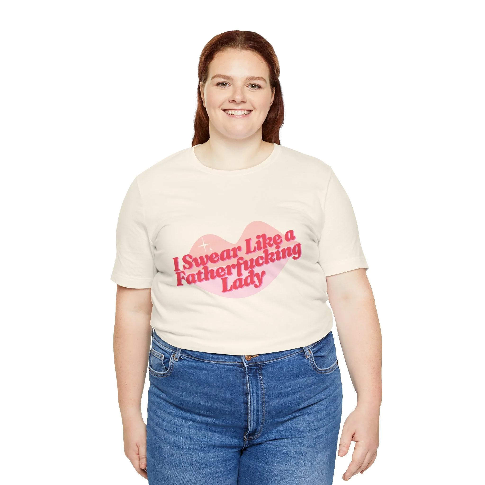 Swear Like a Fatherf💋💋💋💋💋💋 Lady Jersey Short Sleeve Tee [XS-5X, Multiple Color Options] - Image 27