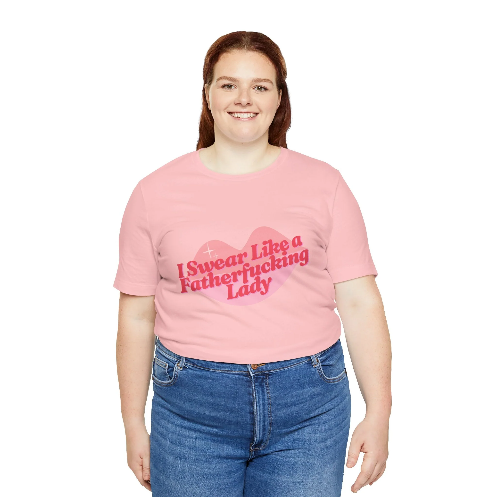 Swear Like a Fatherf💋💋💋💋💋💋 Lady Jersey Short Sleeve Tee [XS-5X, Multiple Color Options] - Image 32