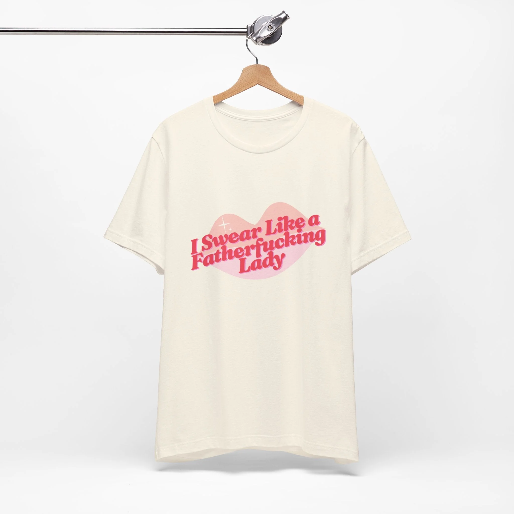 Swear Like a Fatherf💋💋💋💋💋💋 Lady Jersey Short Sleeve Tee [XS-5X, Multiple Color Options] - Image 4