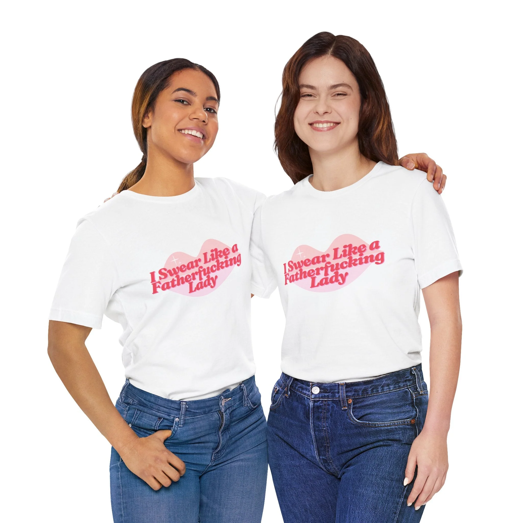 Swear Like a Fatherf💋💋💋💋💋💋 Lady Jersey Short Sleeve Tee [XS-5X, Multiple Color Options] - Image 45