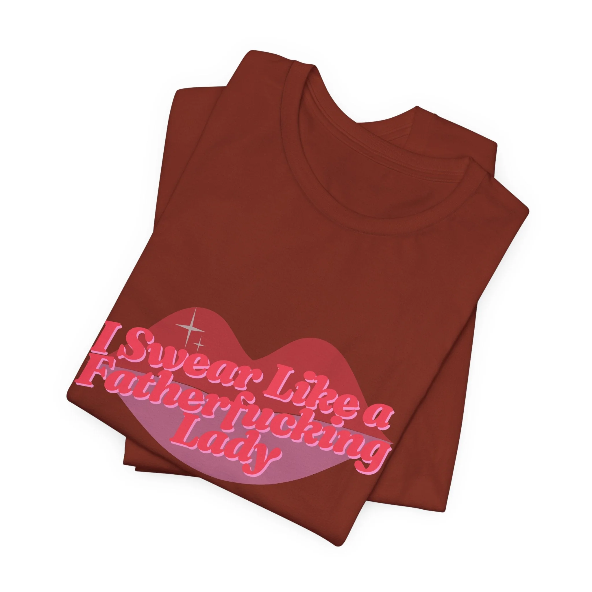 Swear Like a Fatherf💋💋💋💋💋💋 Lady Jersey Short Sleeve Tee [XS-5X, Multiple Color Options] - Image 46