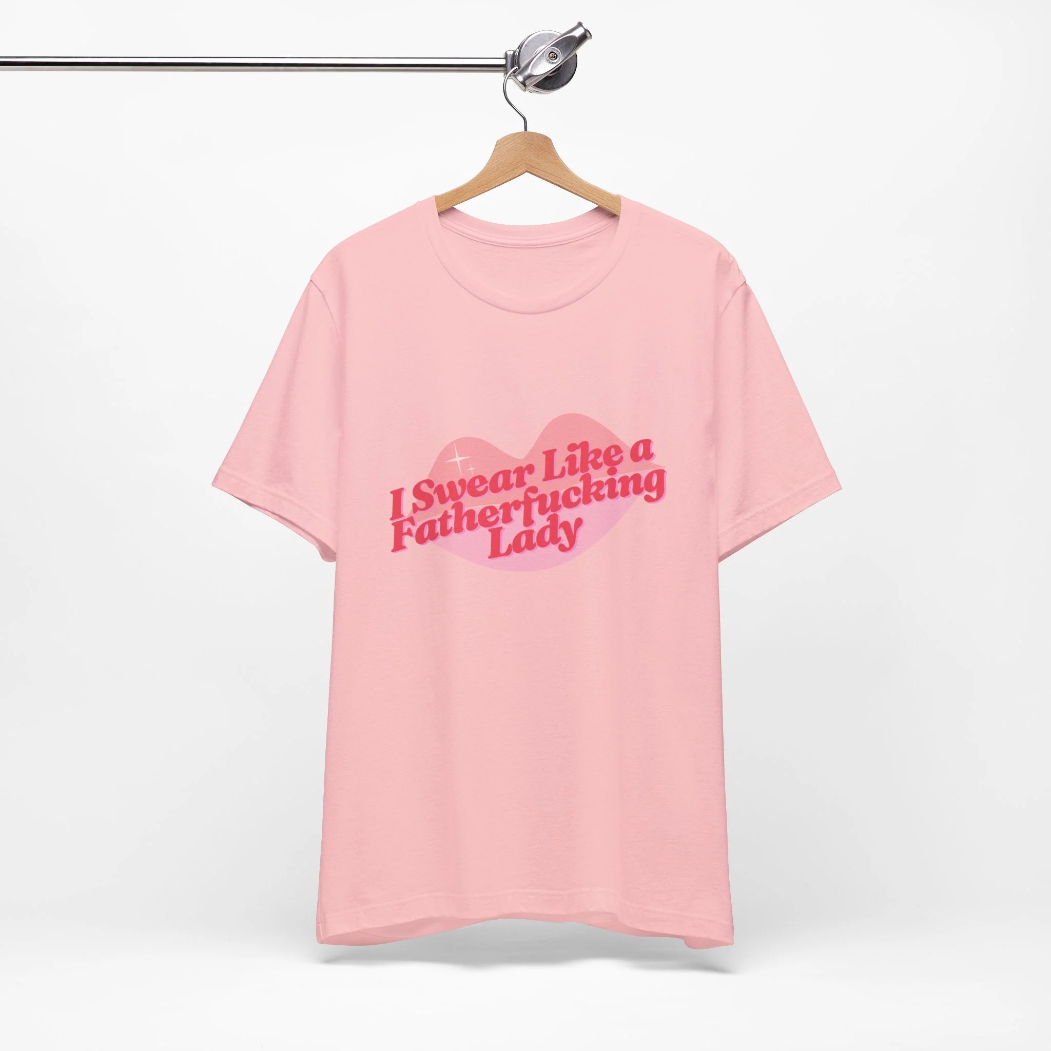 Swear Like a Fatherf💋💋💋💋💋💋 Lady Jersey Short Sleeve Tee [XS-5X, Multiple Color Options] - Image 5