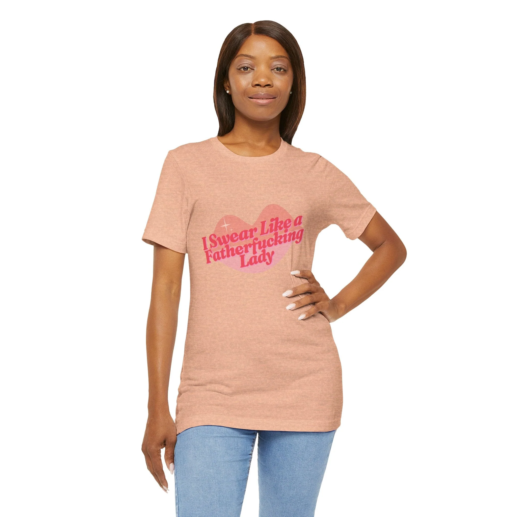 Swear Like a Fatherf💋💋💋💋💋💋 Lady Jersey Short Sleeve Tee [XS-5X, Multiple Color Options] - Image 53