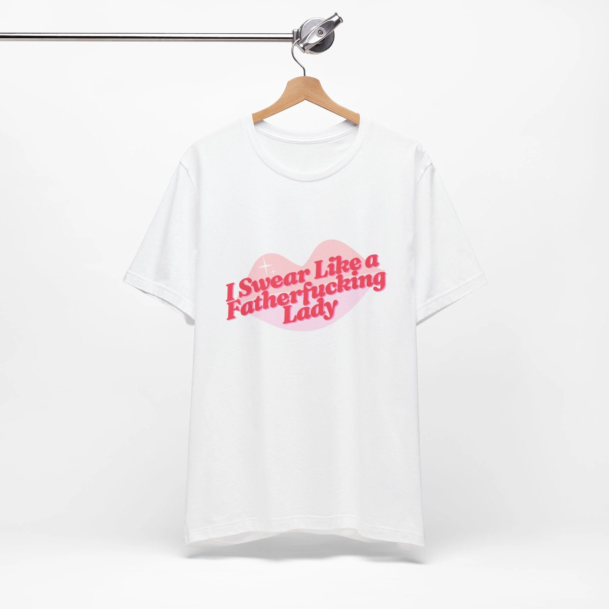 Swear Like a Fatherf💋💋💋💋💋💋 Lady Jersey Short Sleeve Tee [XS-5X, Multiple Color Options] - Image 7