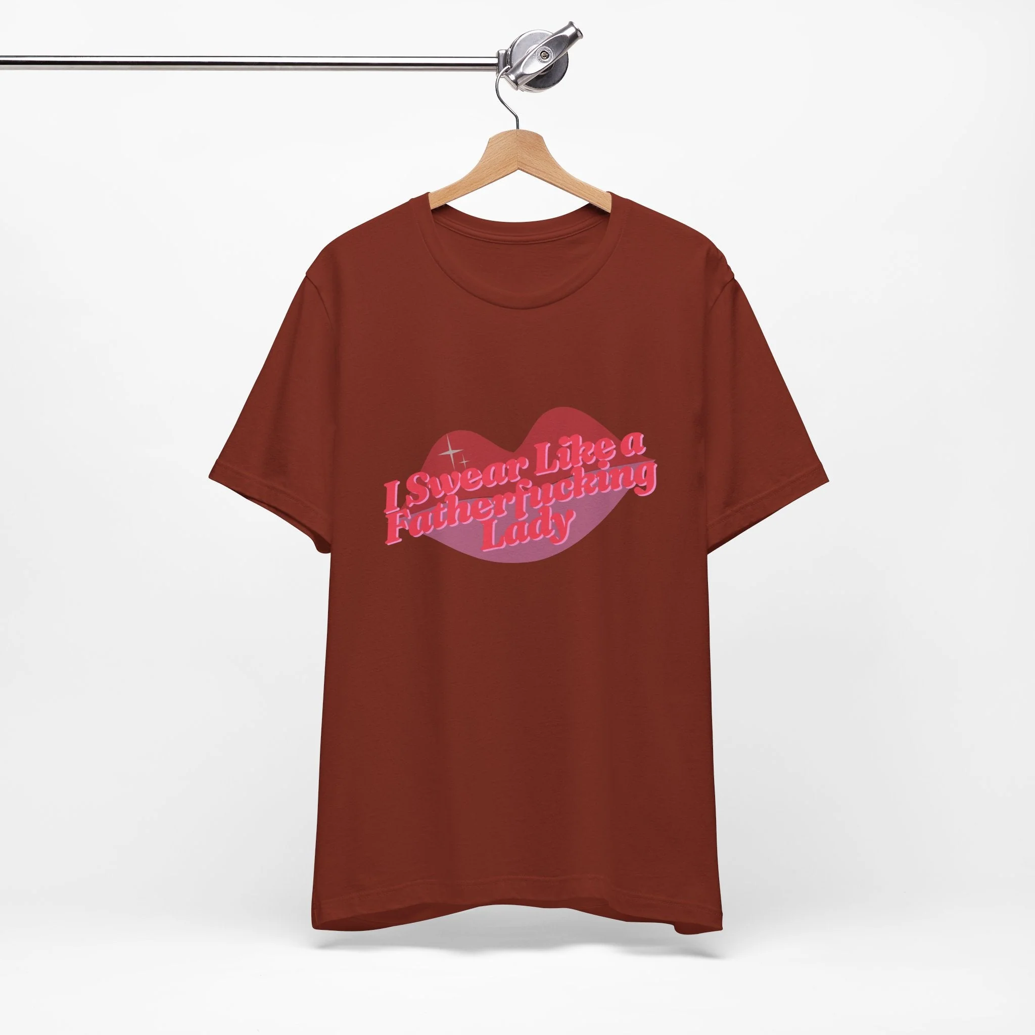 Swear Like a Fatherf💋💋💋💋💋💋 Lady Jersey Short Sleeve Tee [XS-5X, Multiple Color Options] - Image 8