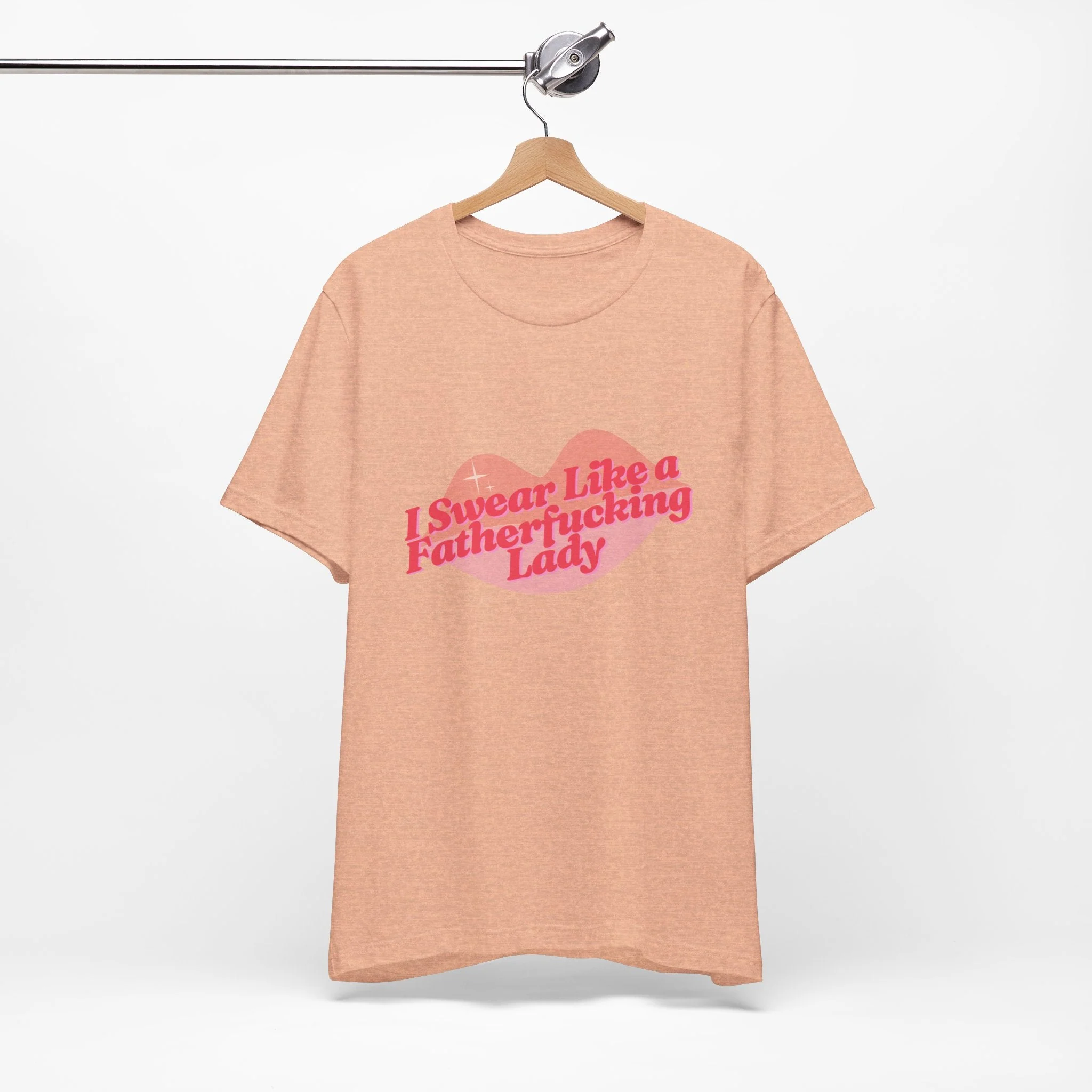 Swear Like a Fatherf💋💋💋💋💋💋 Lady Jersey Short Sleeve Tee [XS-5X, Multiple Color Options] - Image 9