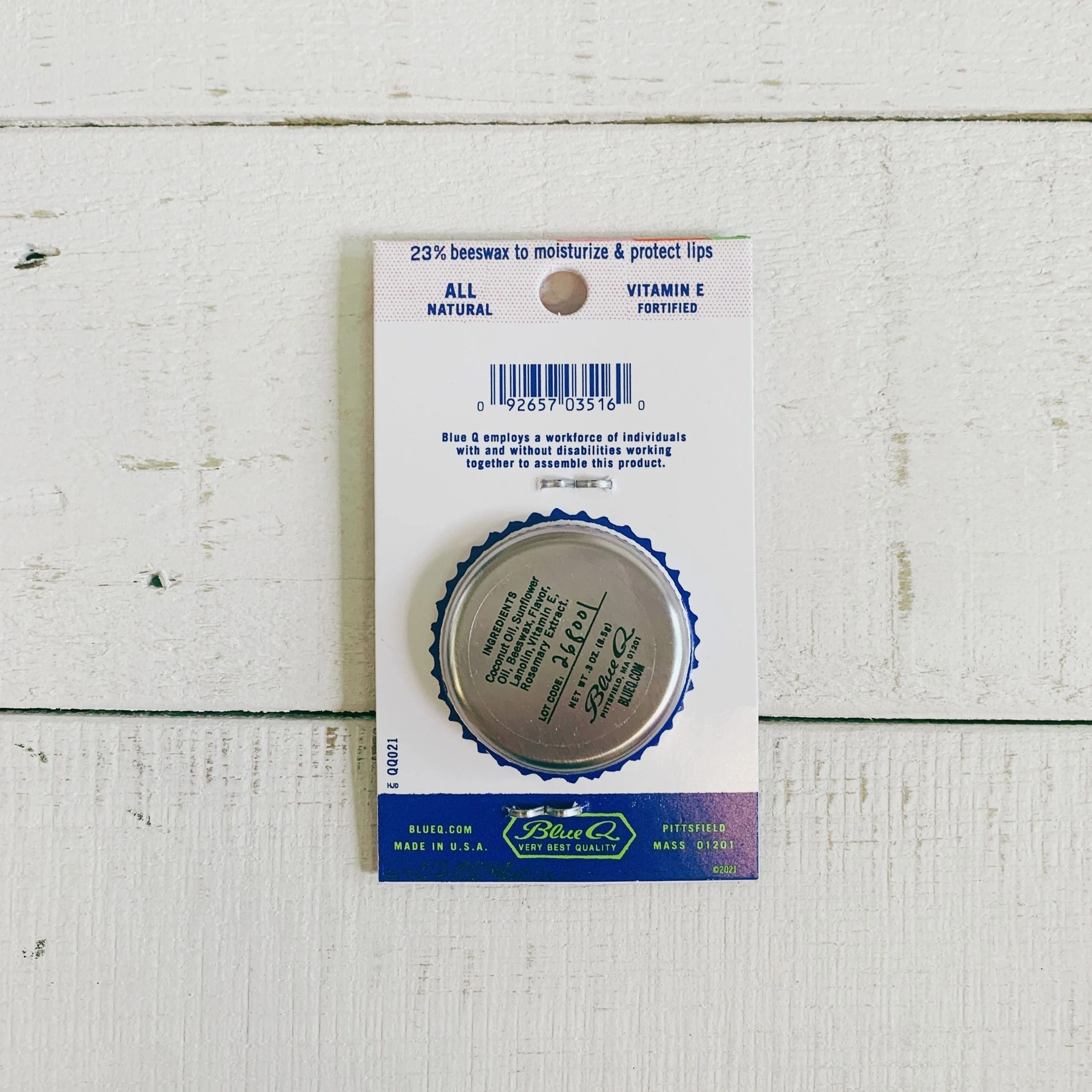Lip Shit Lip Balm Fruit Punch with Lime Beeswax Formula | Lip Moisturizer in Tin | .3oz | BlueQ at GetBullish - Image 6
