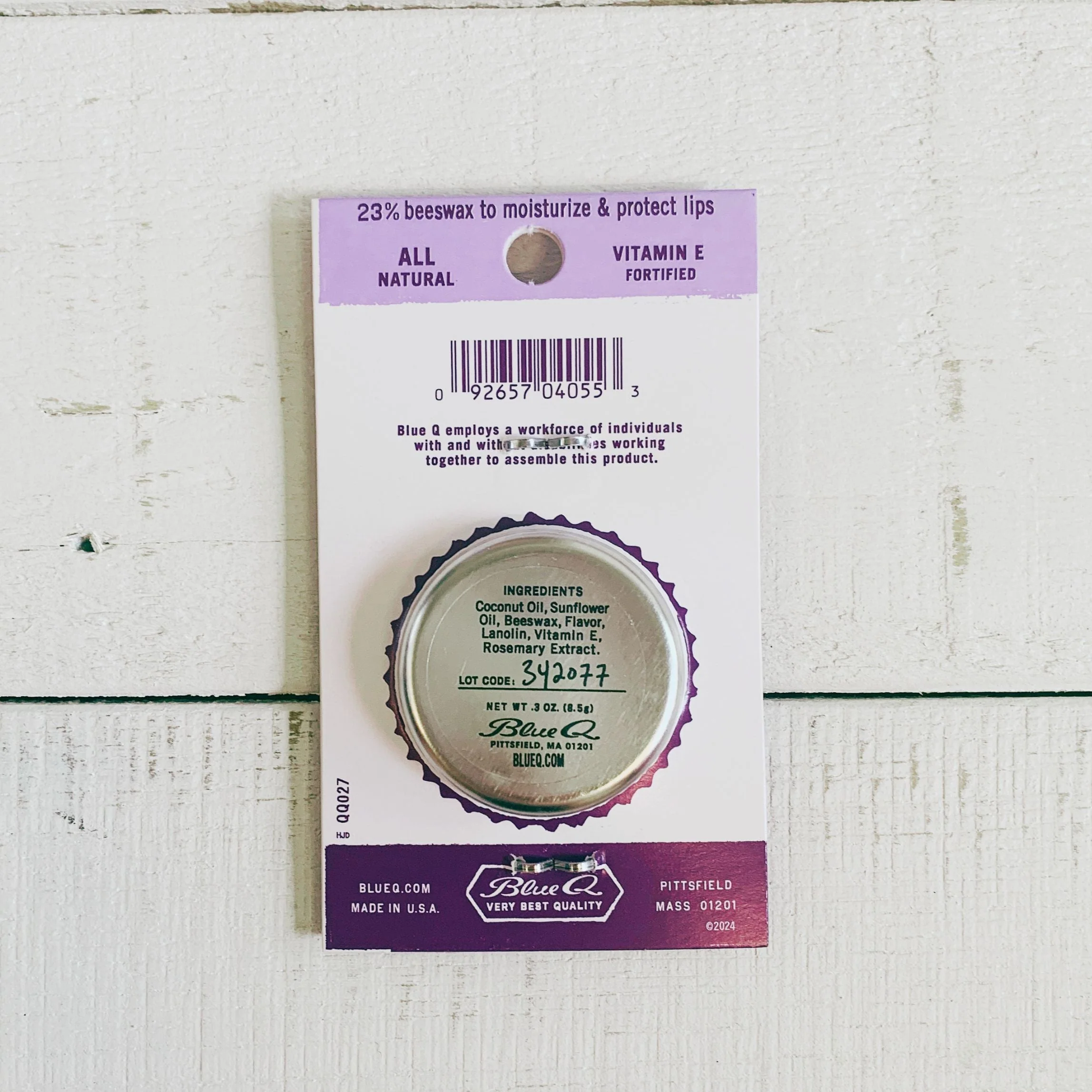 Lip Shit Lip Balm in Black Raspberry | Lip Moisturizer in Tin | .3oz | BlueQ at GetBullish - Image 6