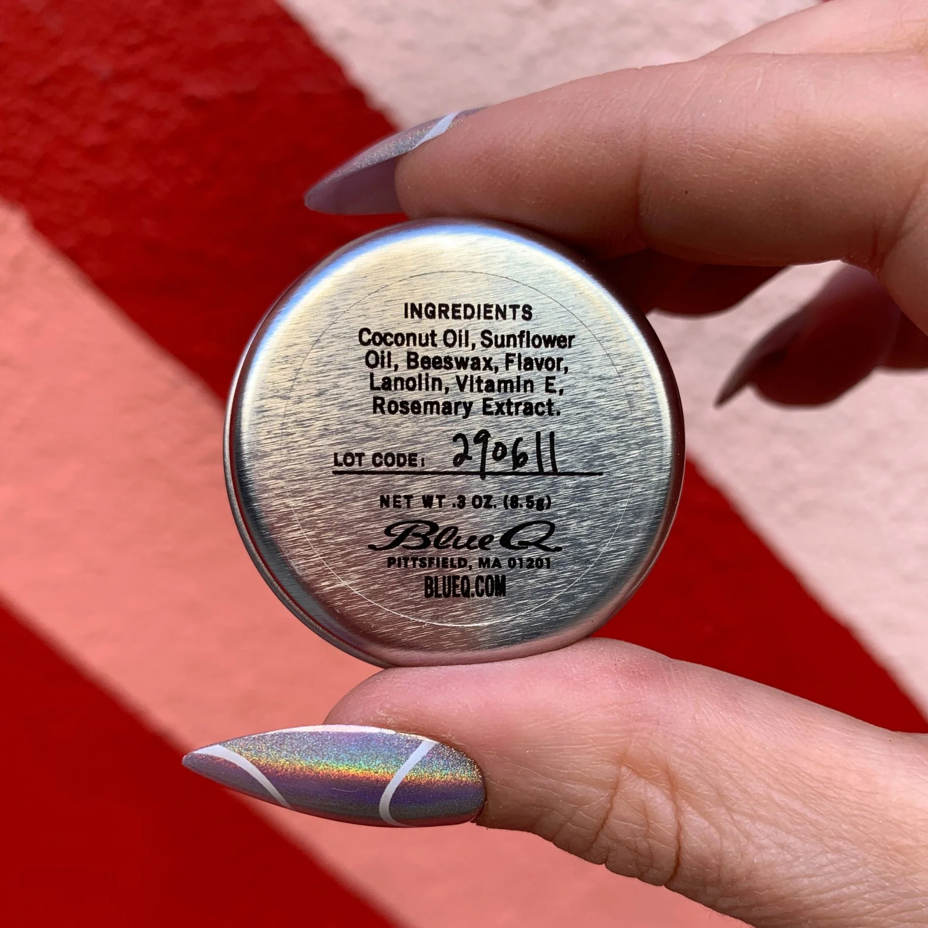 Lip Shit Lip Balm in Sweet Peach | Lip Moisturizer in Tin | .3oz | BlueQ at GetBullish - Image 6