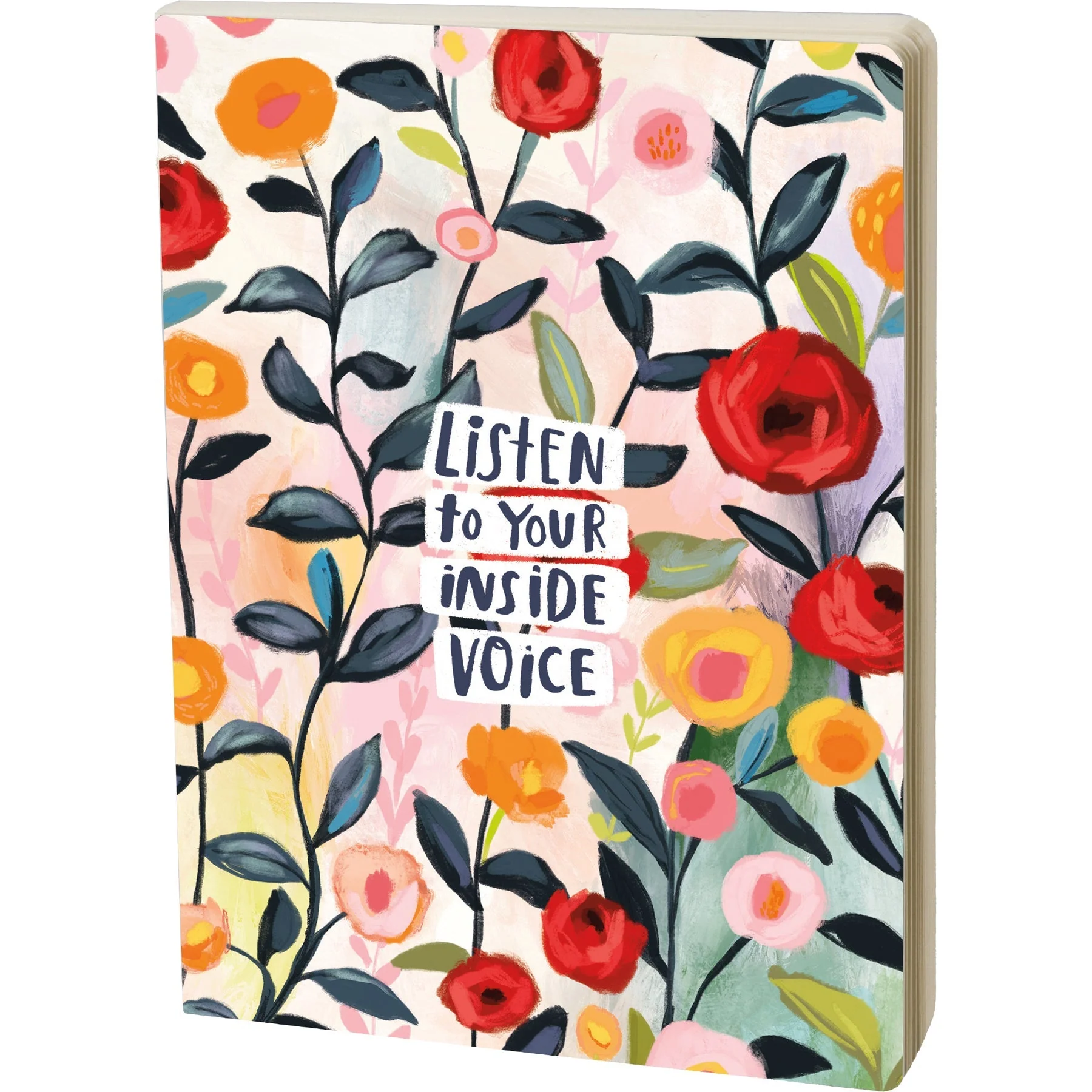Listen To Your Inside Voice  Double-Sided Journal | 160 Lined Pages Motivational Quotes Notebook - Image 3