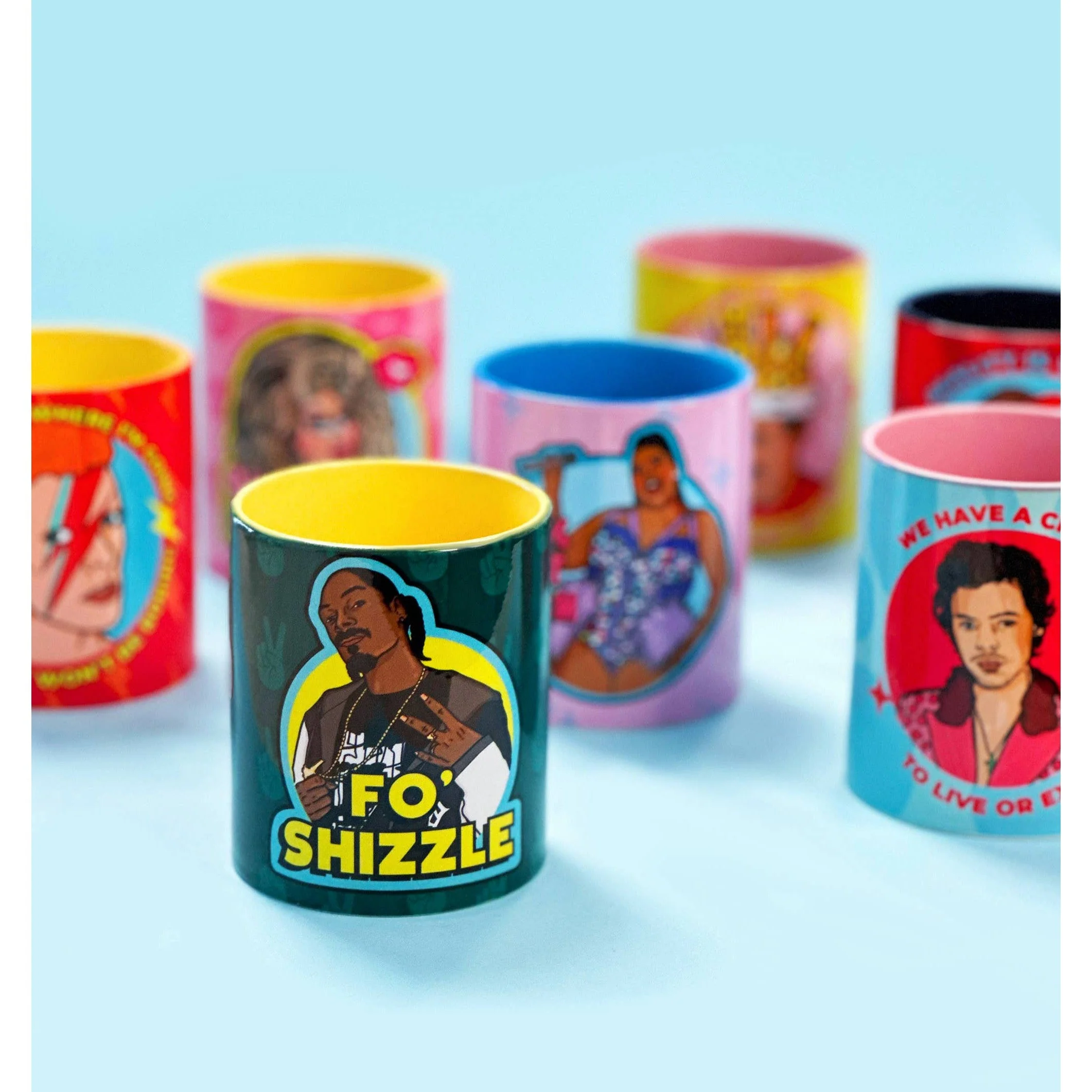 Lizzo Blue Mug | Ceramic Tea Coffee Cup | 11oz - Image 4