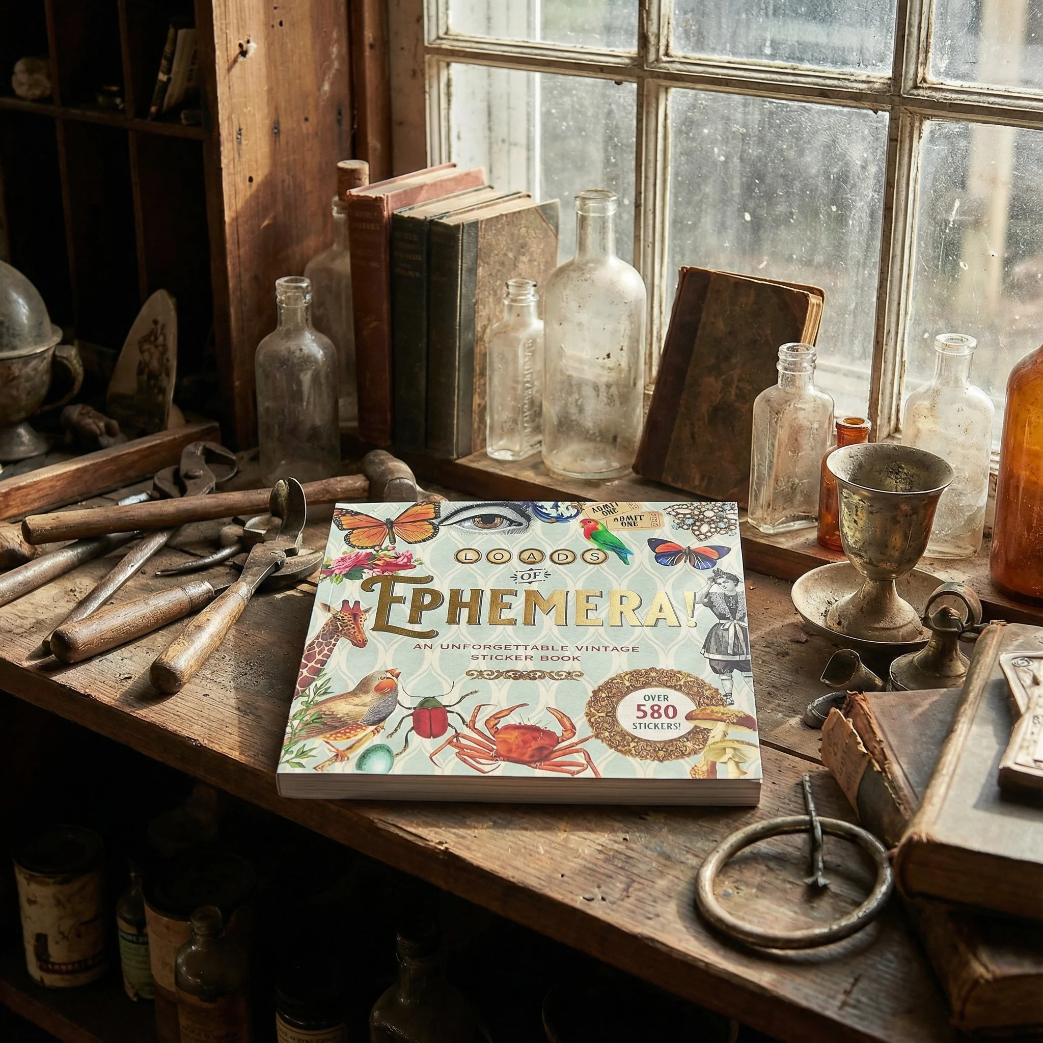 Loads of Ephemera Stickers | An Unforgettable Vintage Sticker Book | 580 Decals - Image 12