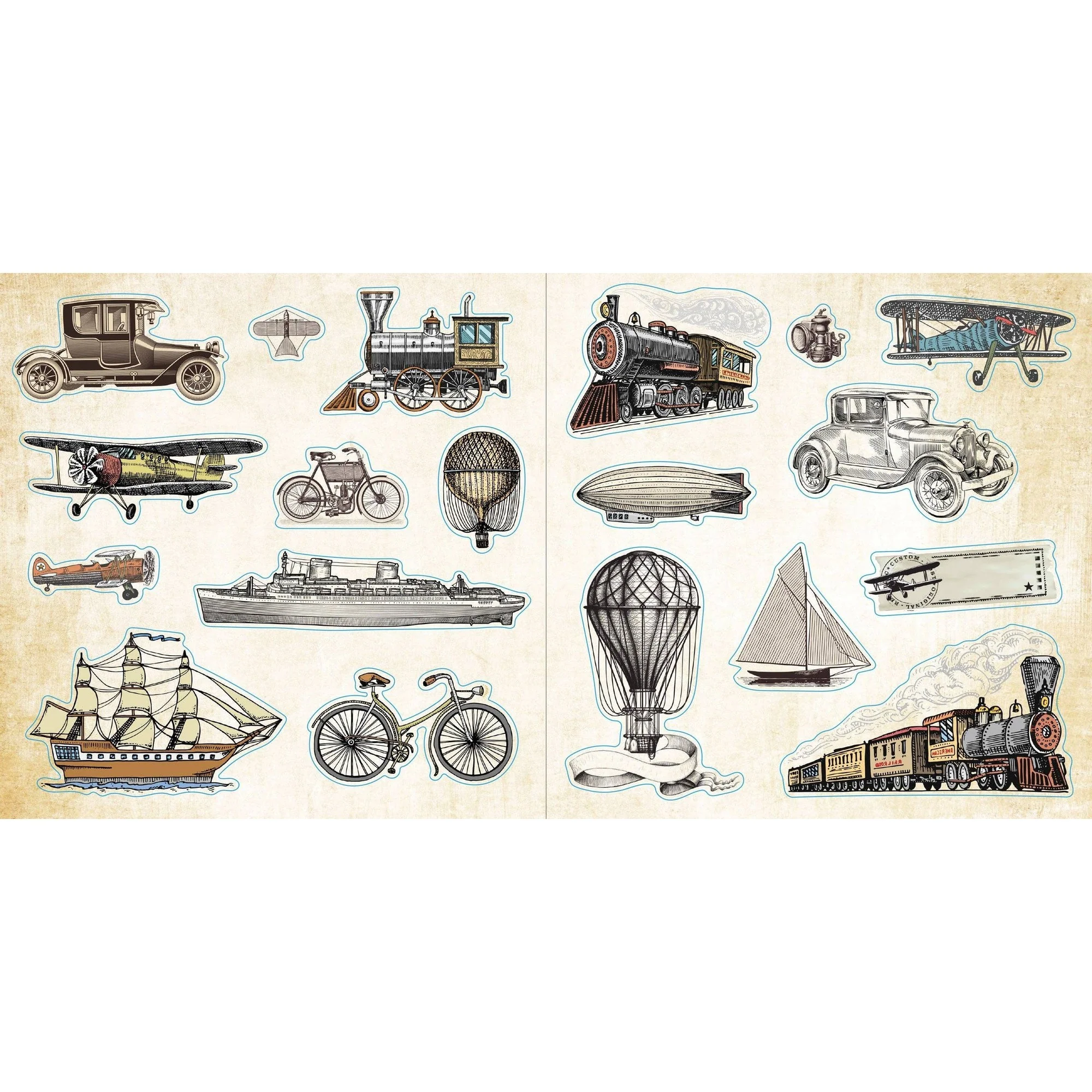 Loads of Ephemera Stickers | An Unforgettable Vintage Sticker Book | 580 Decals - Image 19
