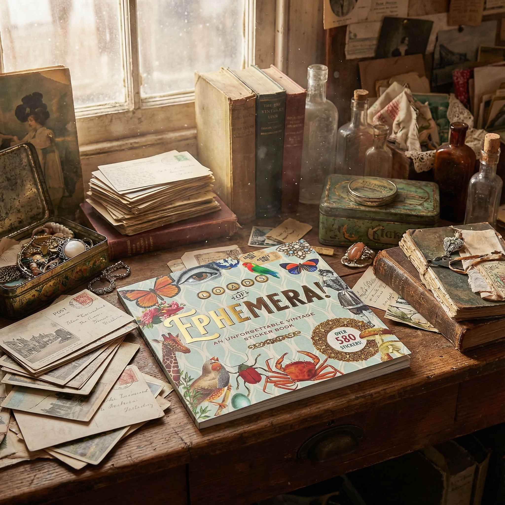 Loads of Ephemera Stickers | An Unforgettable Vintage Sticker Book | 580 Decals - Image 25