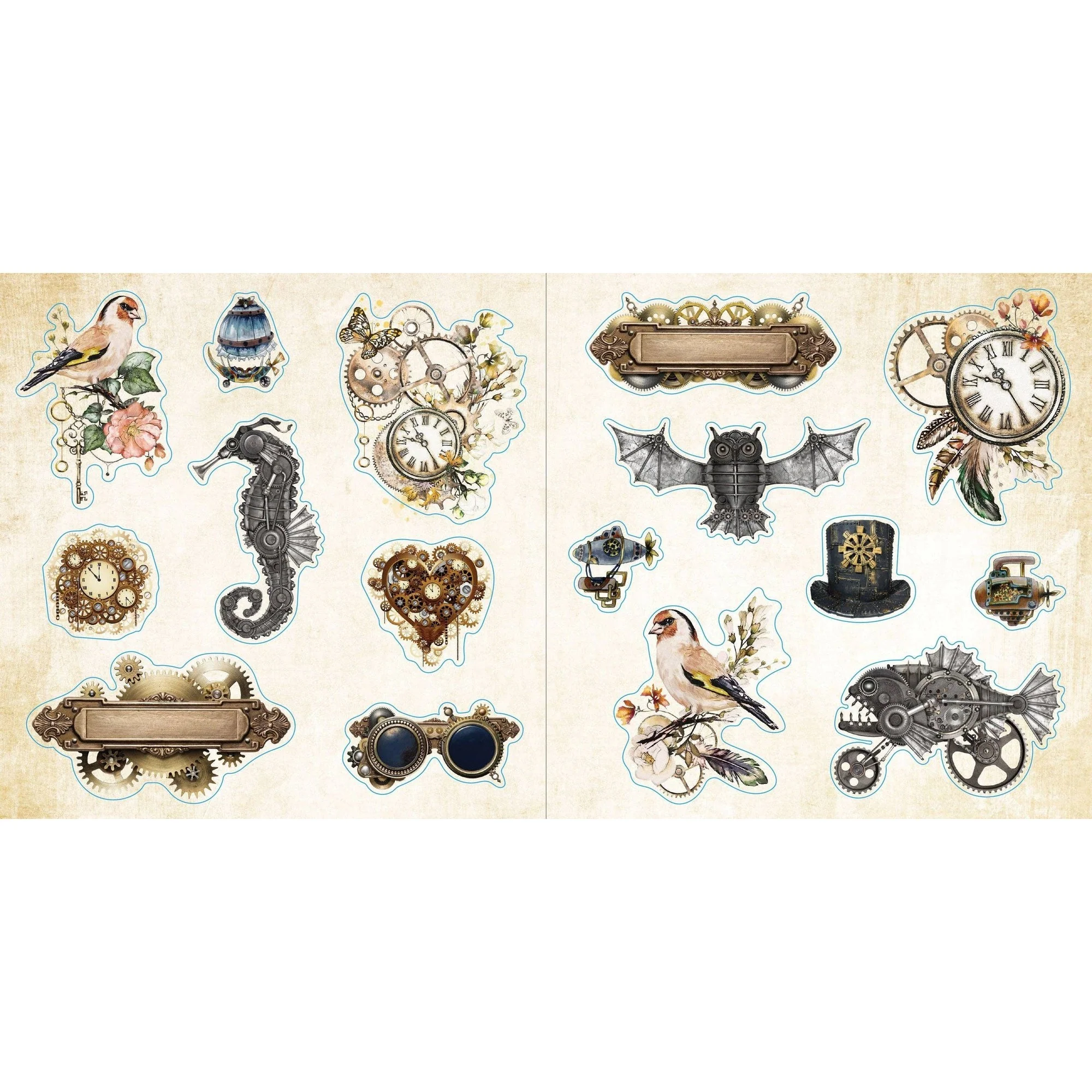 Loads of Ephemera Stickers | An Unforgettable Vintage Sticker Book | 580 Decals - Image 3