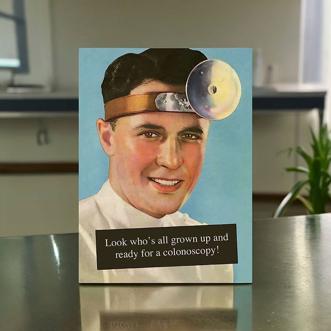 Look Who’s Grown Up! Ready for a Colonoscopy Birthday Card - Image 4
