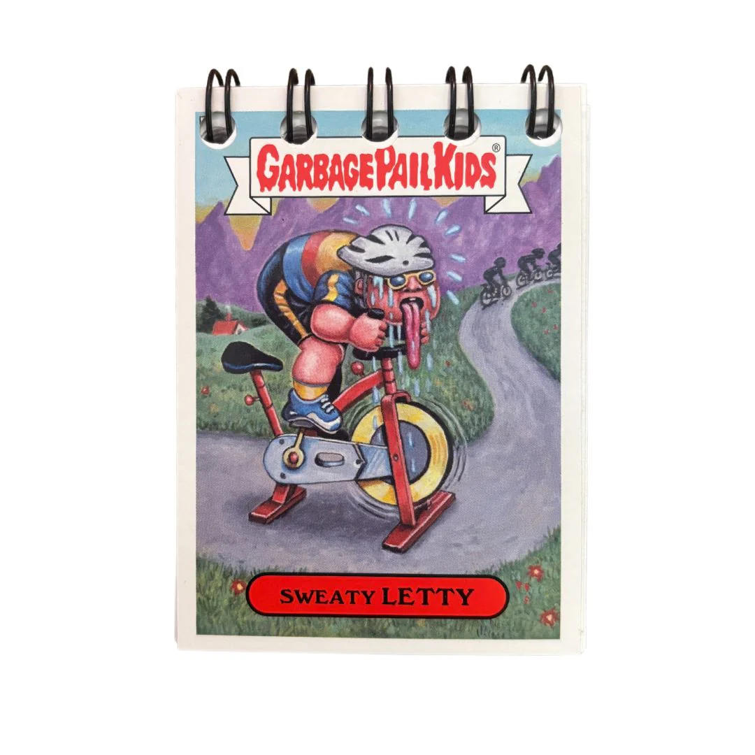Garbage Pail Kids Handmade Upcycled Vintage Trading Card Mini Journals | '80s Kid Pocket Notebook - Image 3